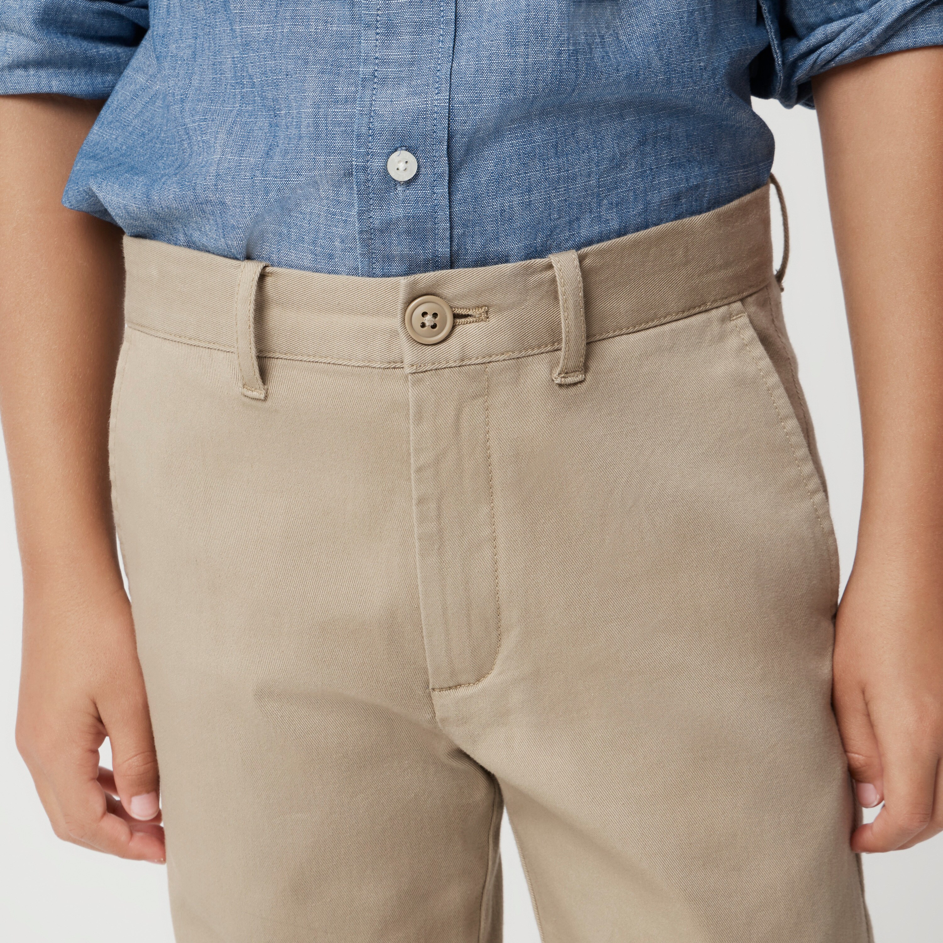 Boys' slim pant in flex chino
