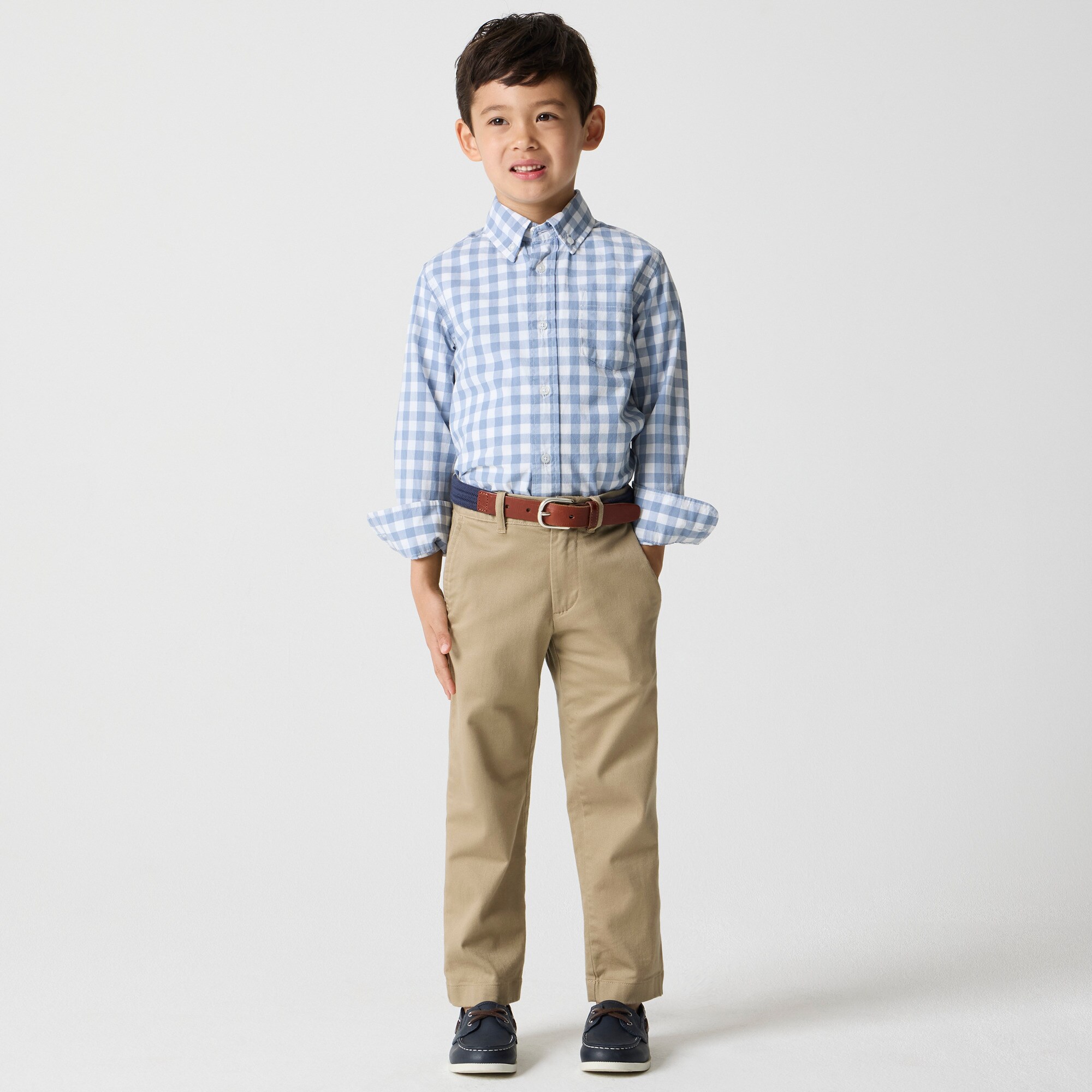 Boys' slim pant in flex chino