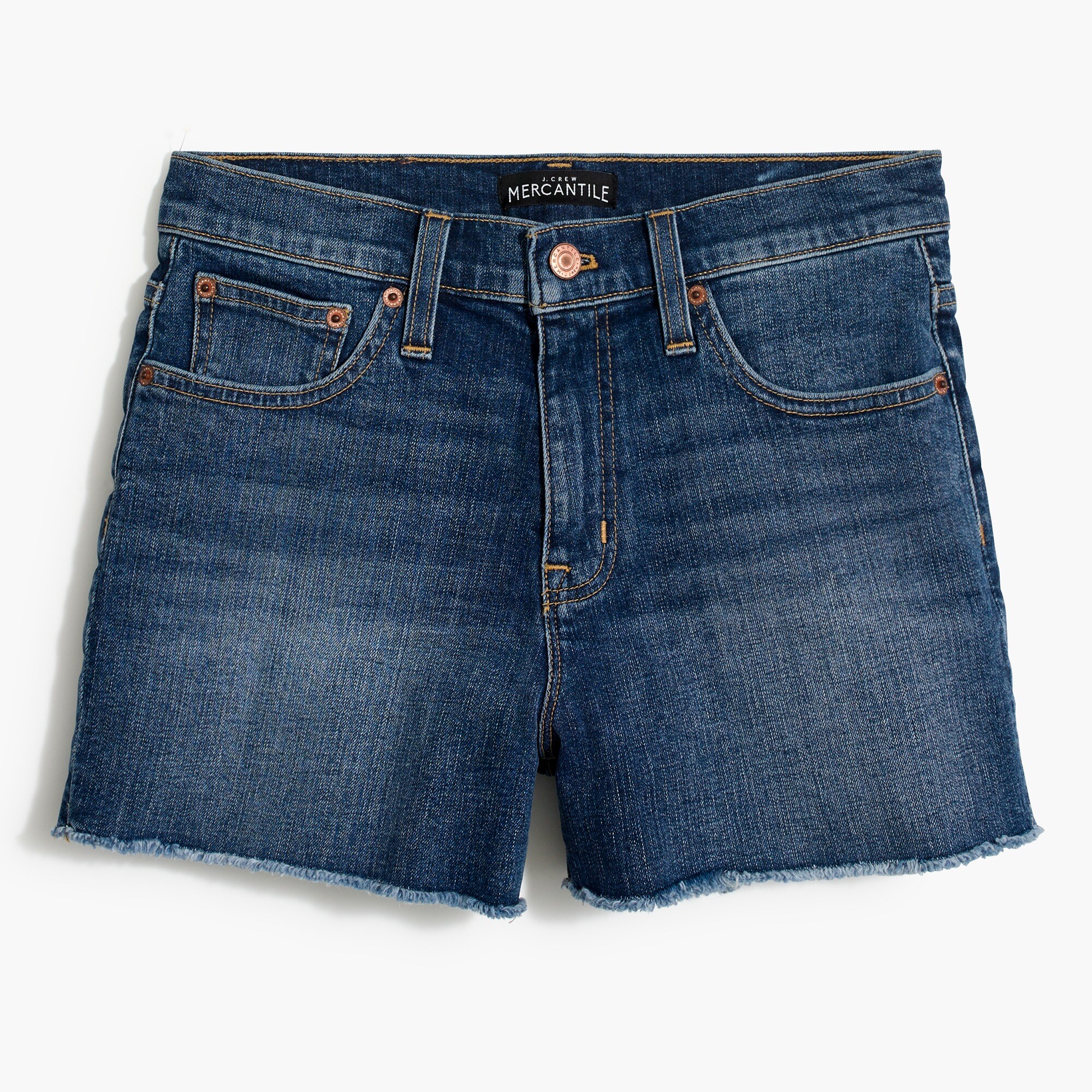 10" highest-rise cutoff boy short for women