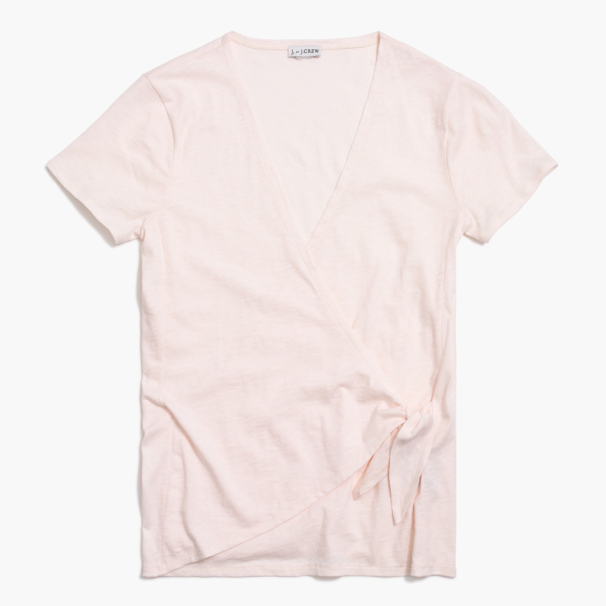 Wrap-tie tee