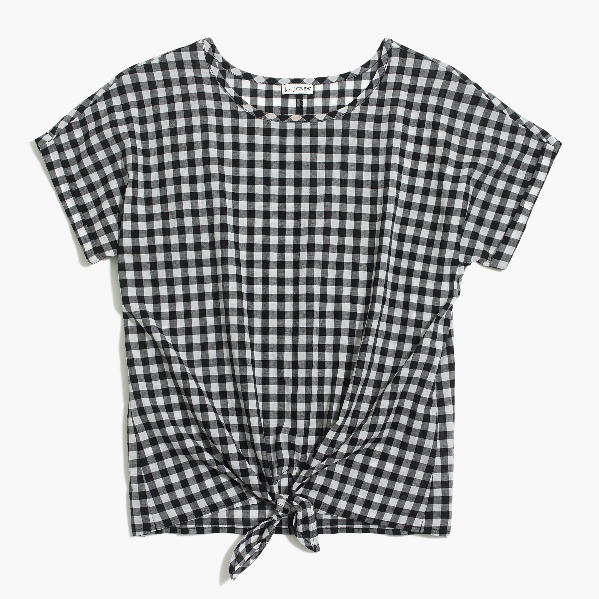 Tie-front tee