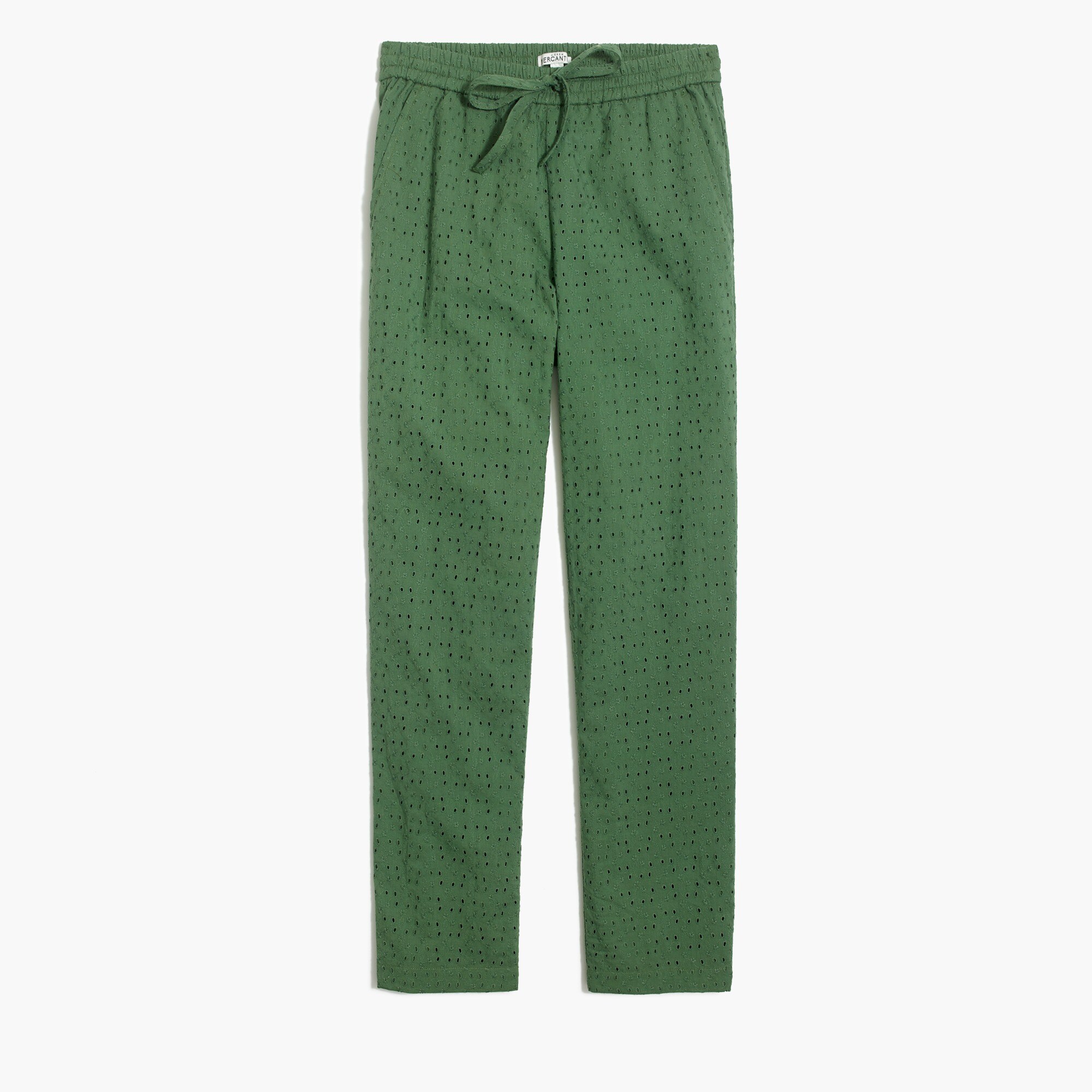 Eyelet drawstring pant