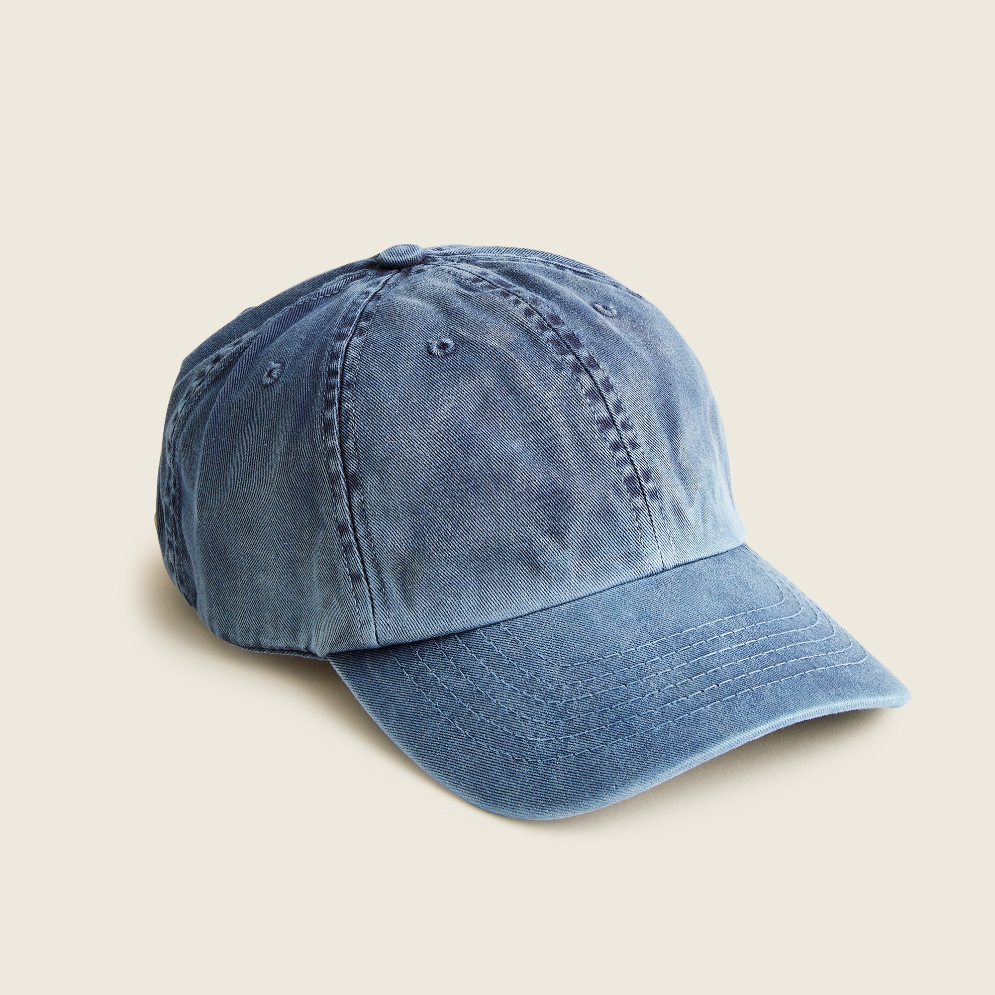 Garment-dyed baseball cap