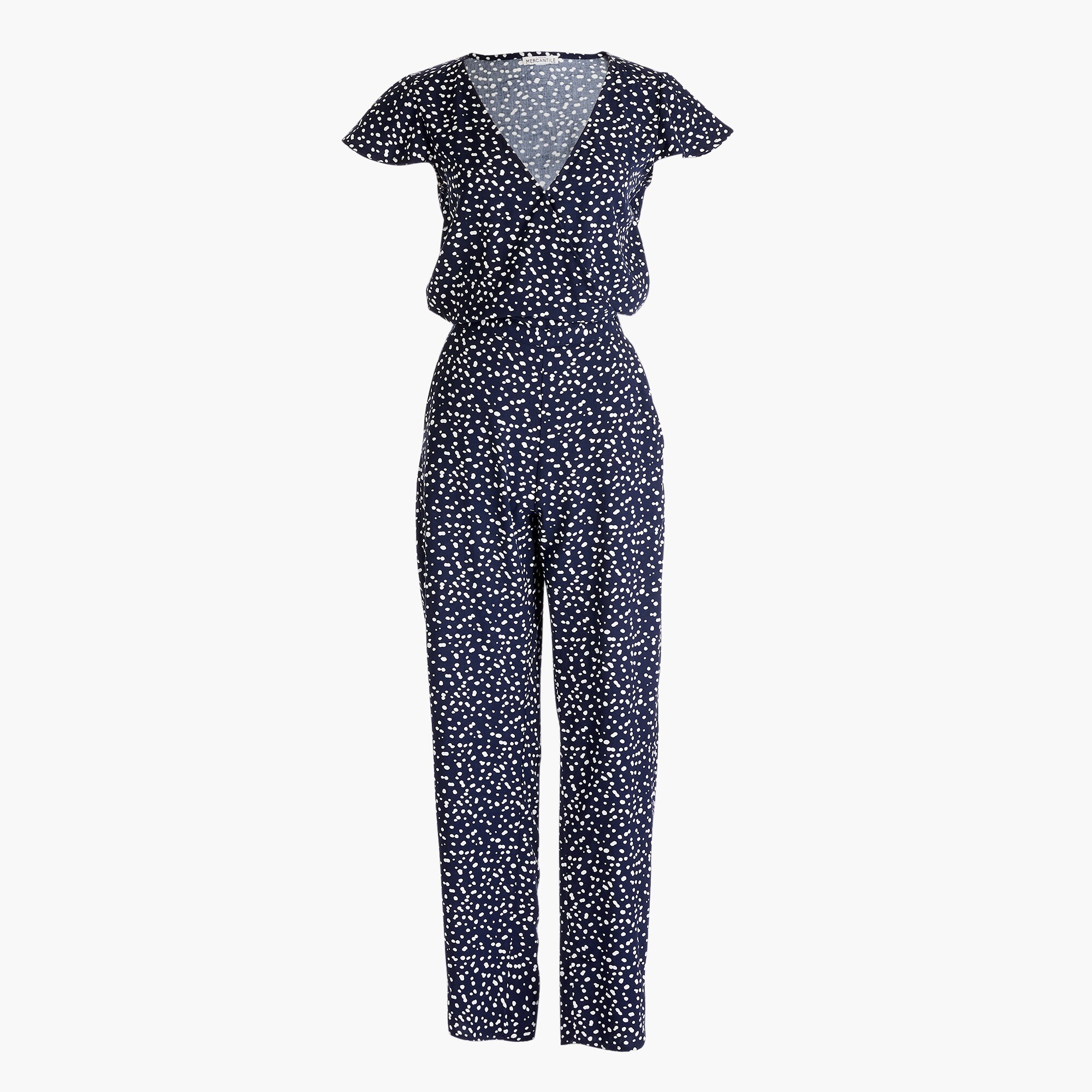 V-neck jumpsuit