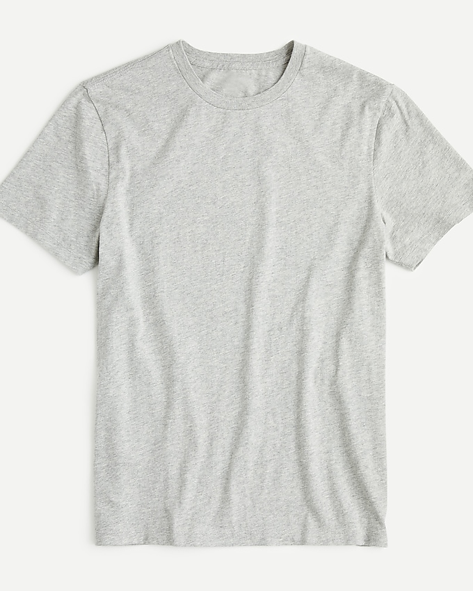 j.crew: essential crewneck t-shirt for men, right side, view zoomed