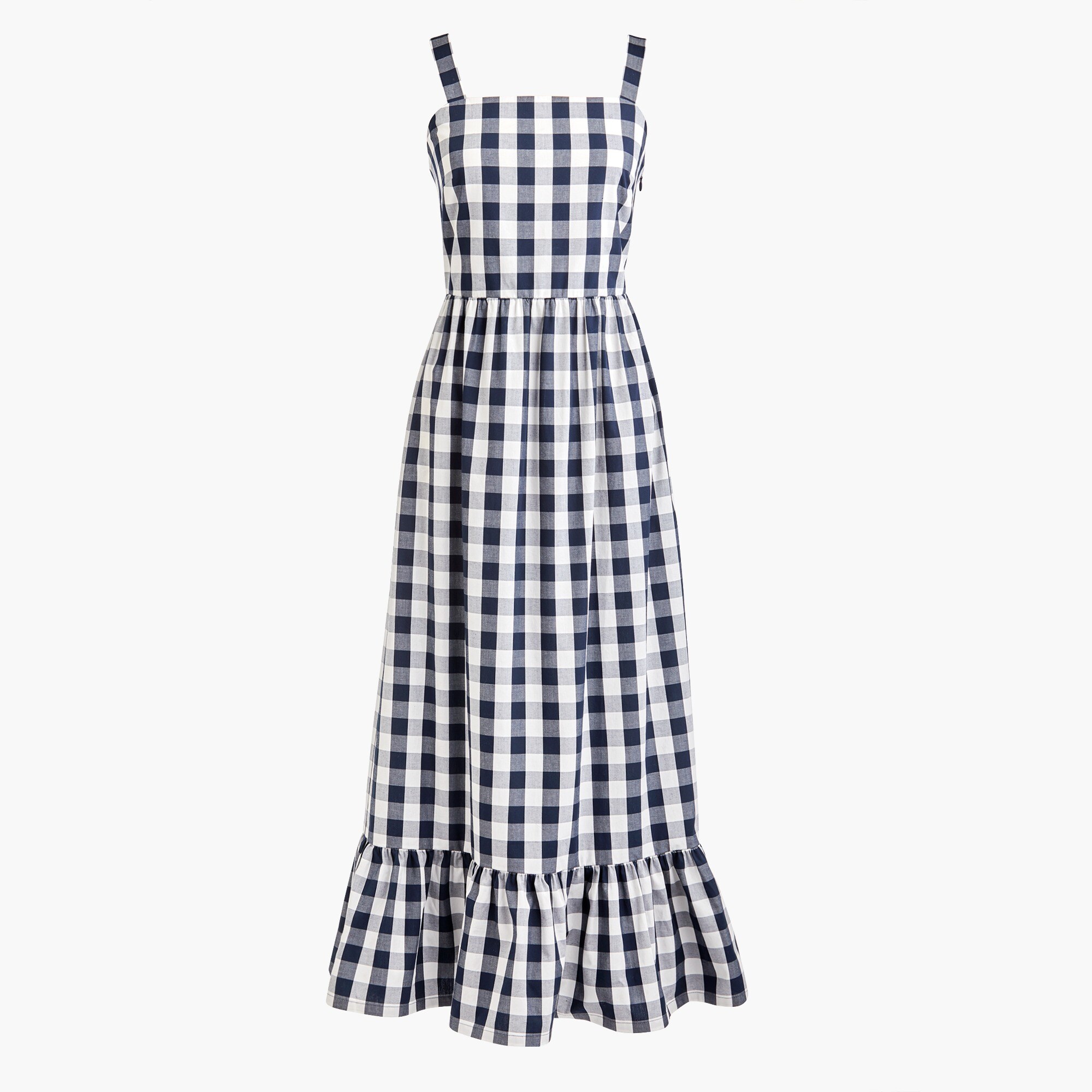 tiered maxi dress in organic cotton for women