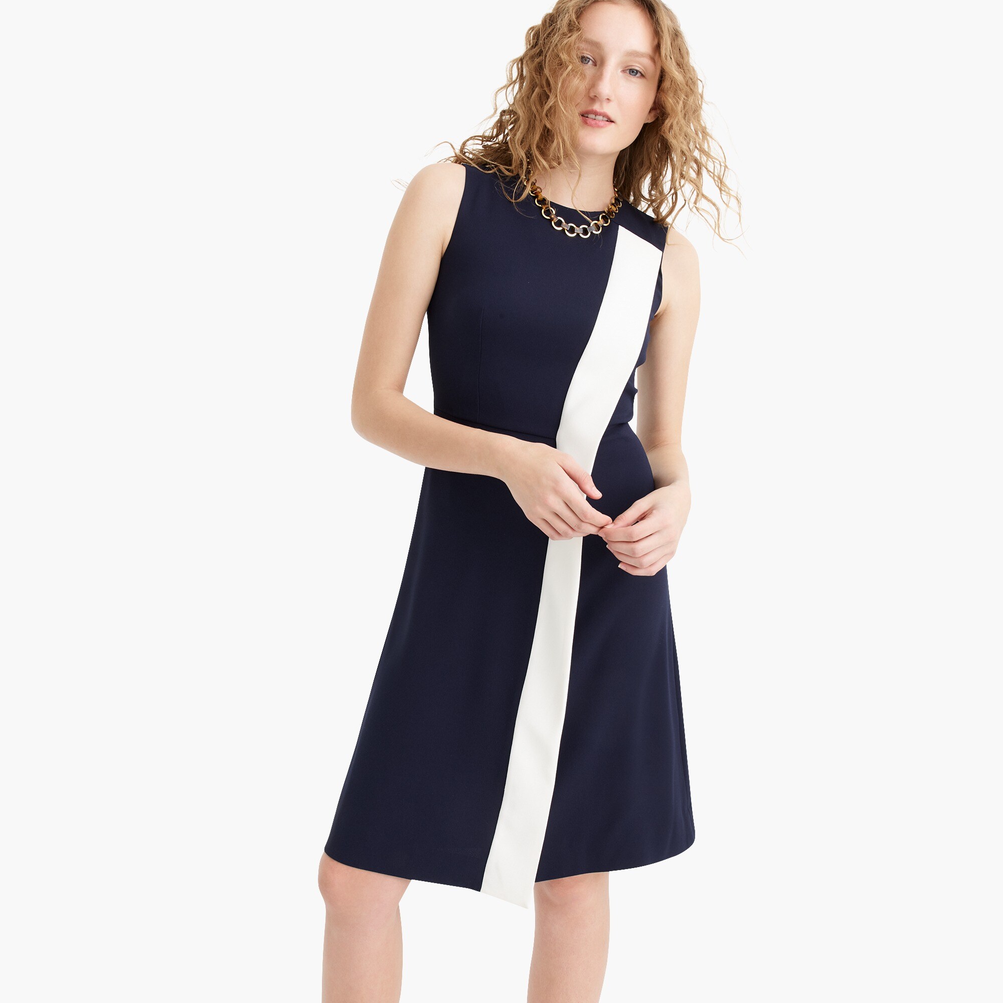 j crew asymmetrical sheath dress