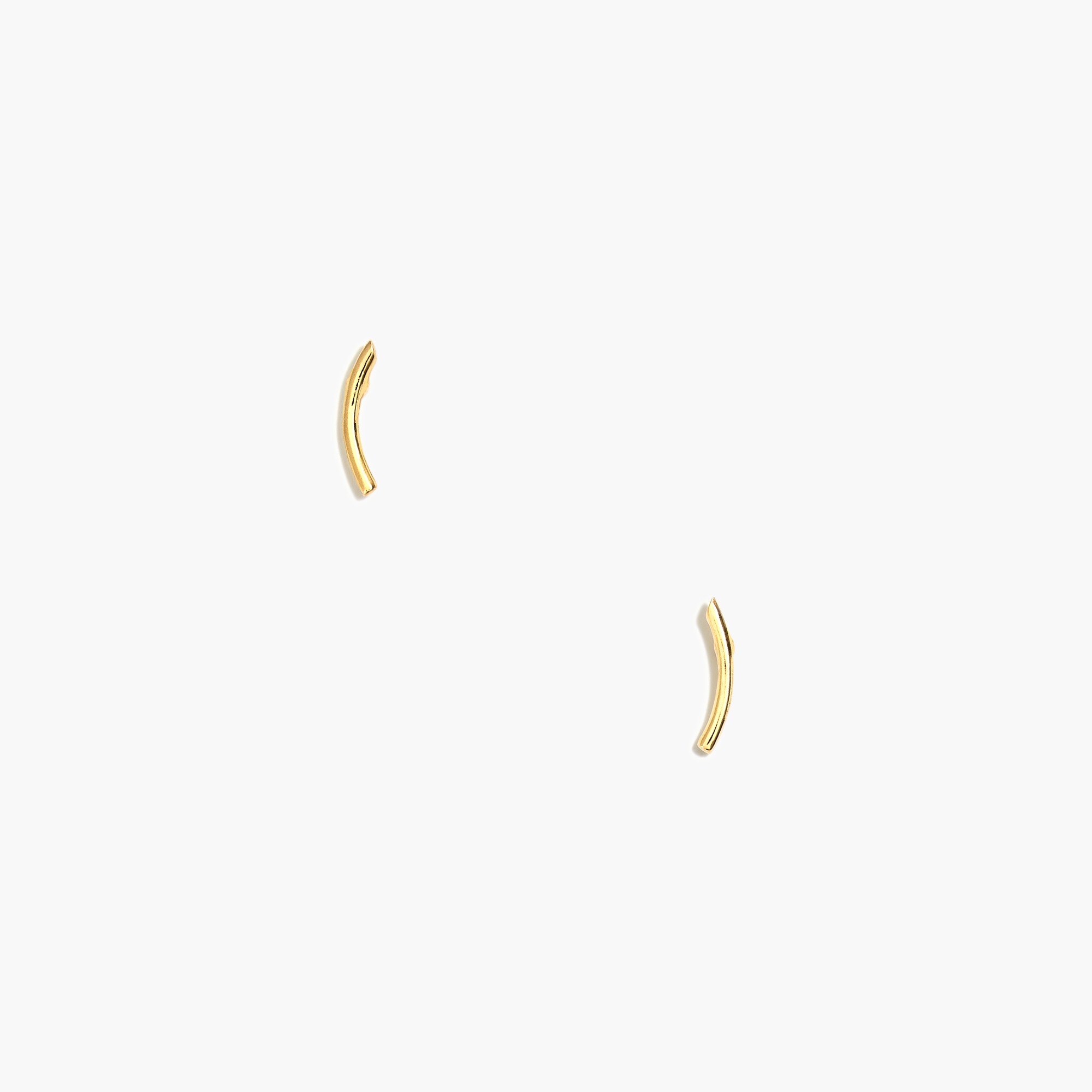 Curved crawler earrings