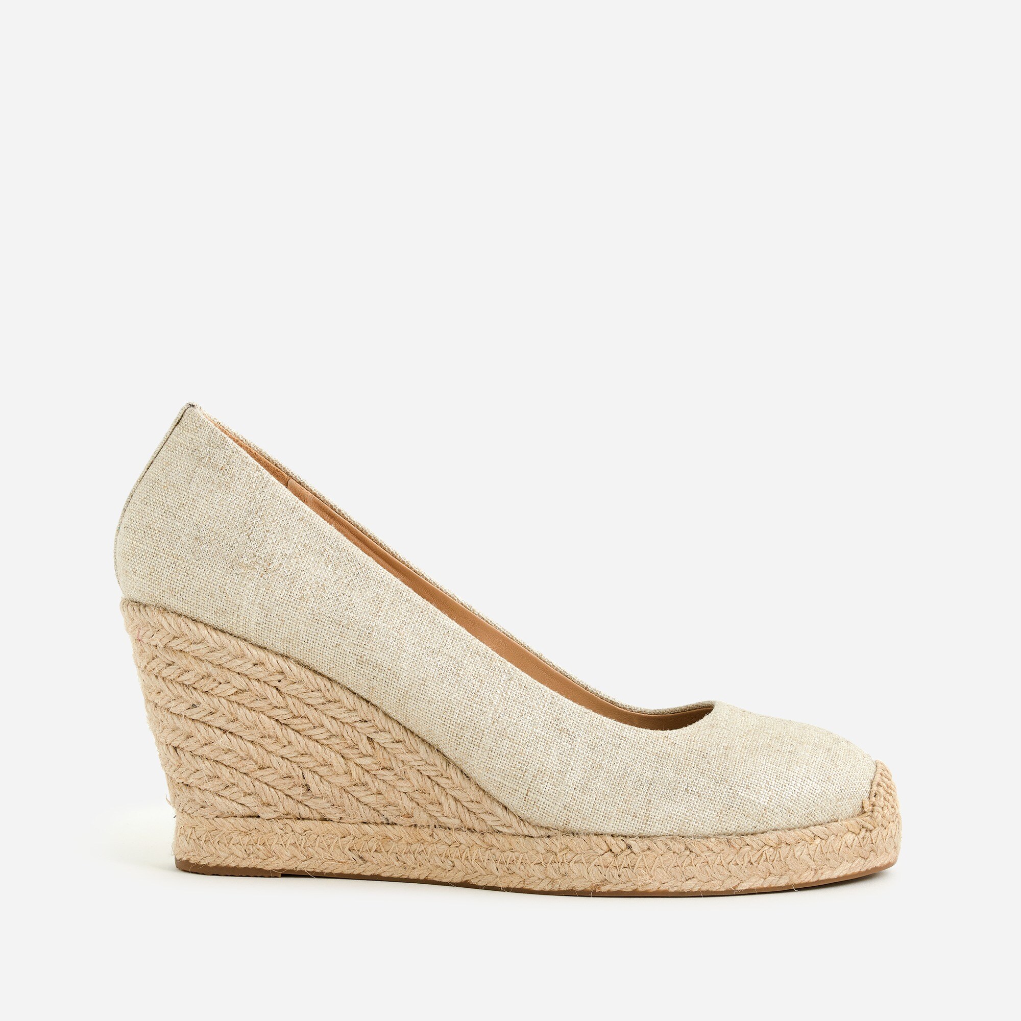 j crew canvas espadrille wedges