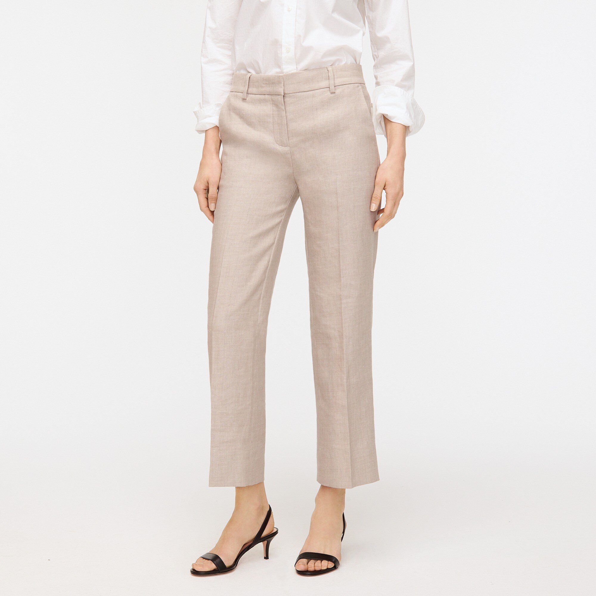 j crew linen pants womens
