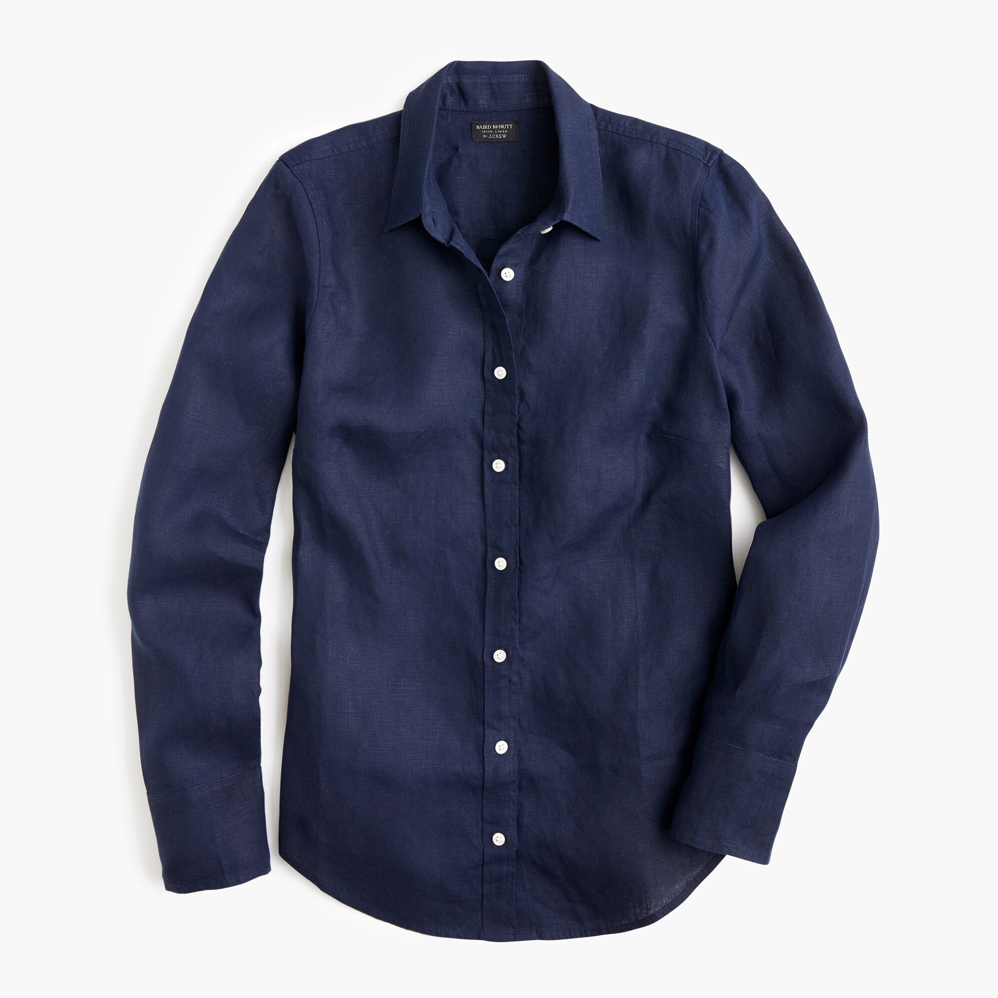 Slim Perfect Shirt In Baird McNutt Irish Linen For Women | J.Crew