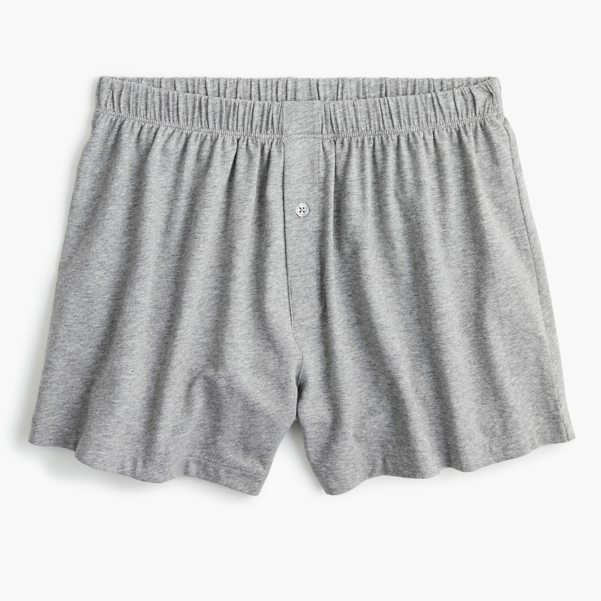mens Heather grey knit boxers