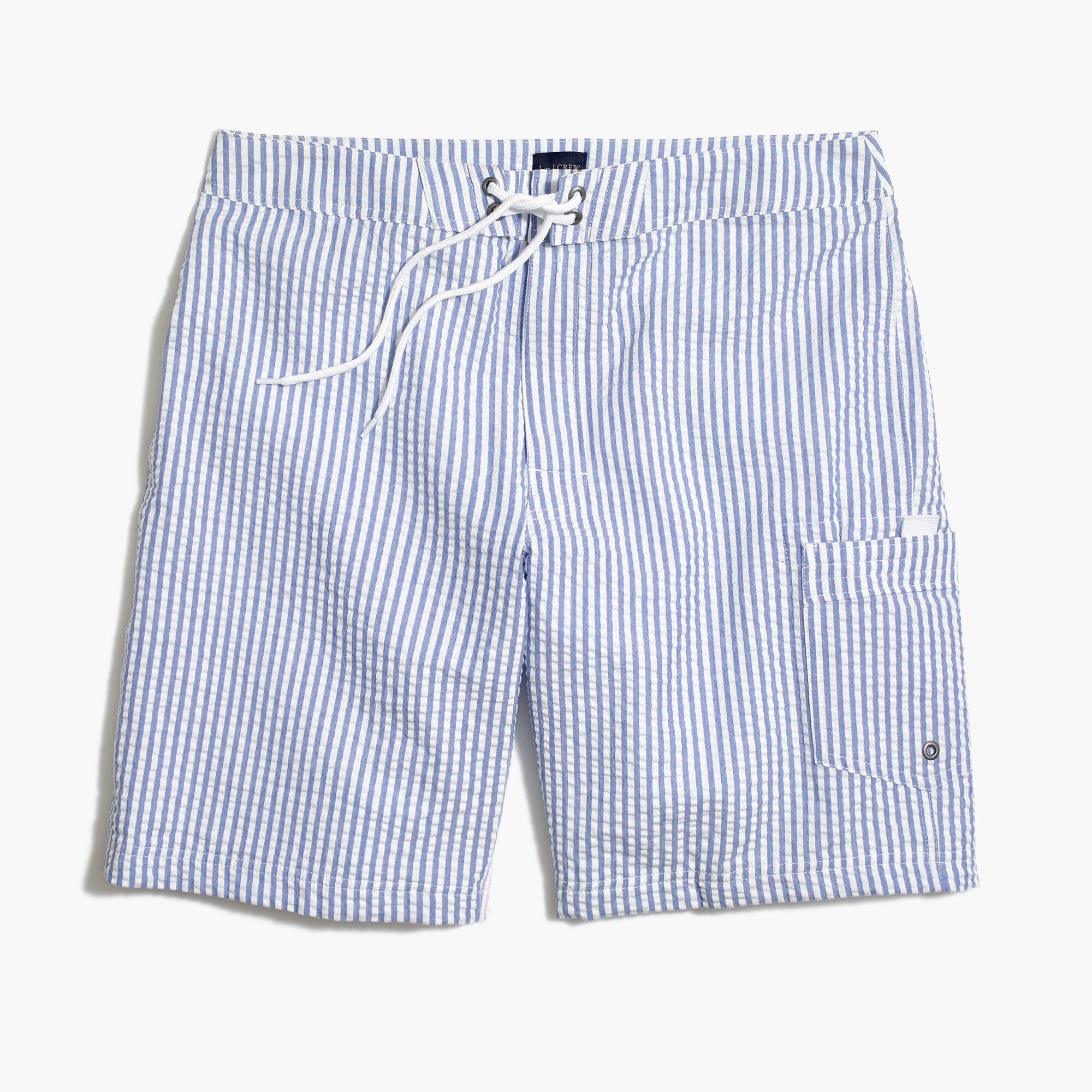 9" seersucker board short