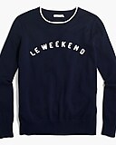 "Le weekend" sweater