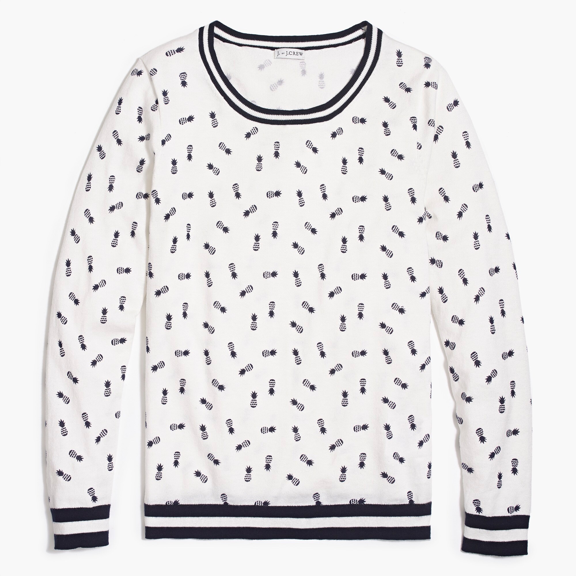 Pineapple print Teddie sweater