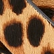 Calf hair belt in leopard LEOPARD