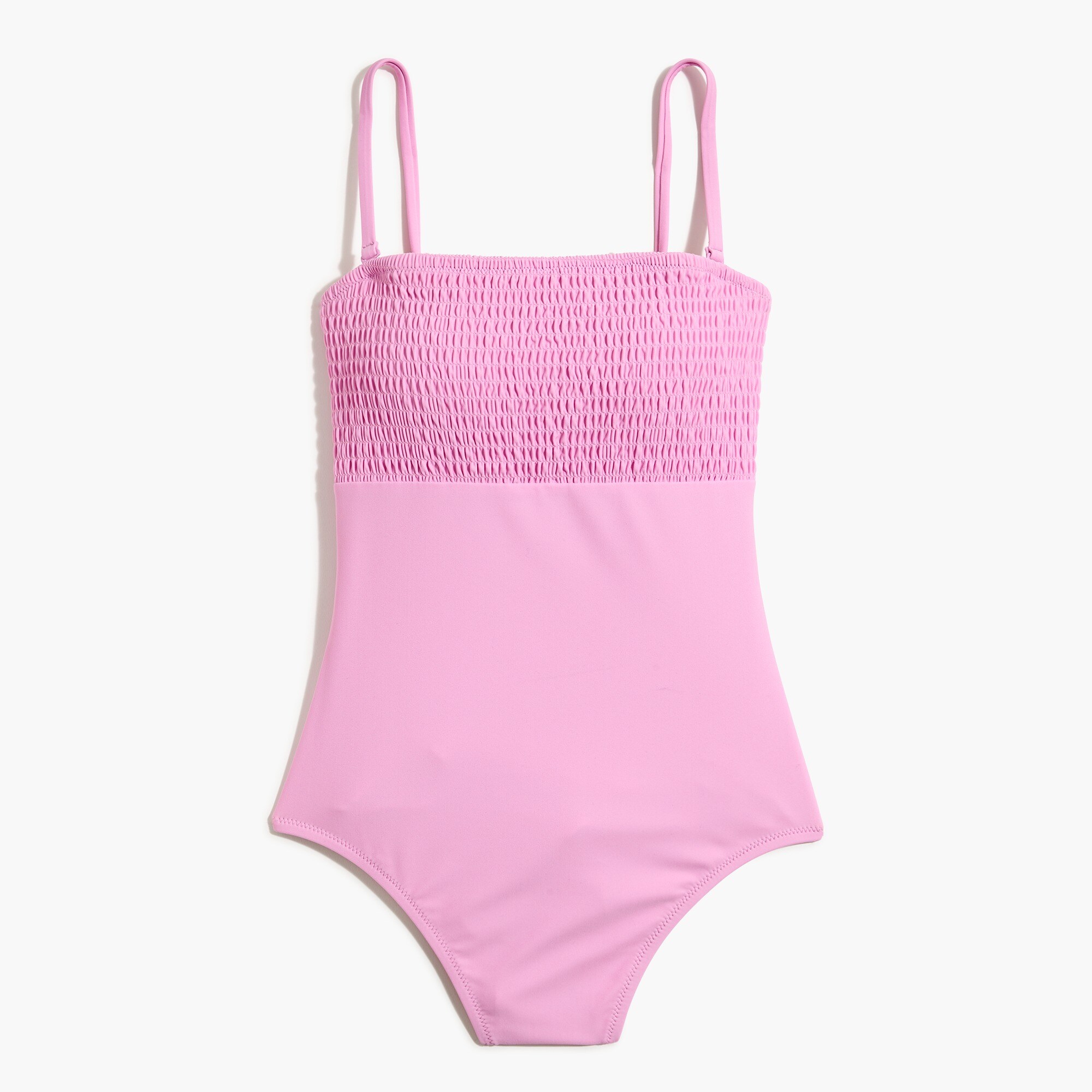 smocked one-piece swimsuit for women