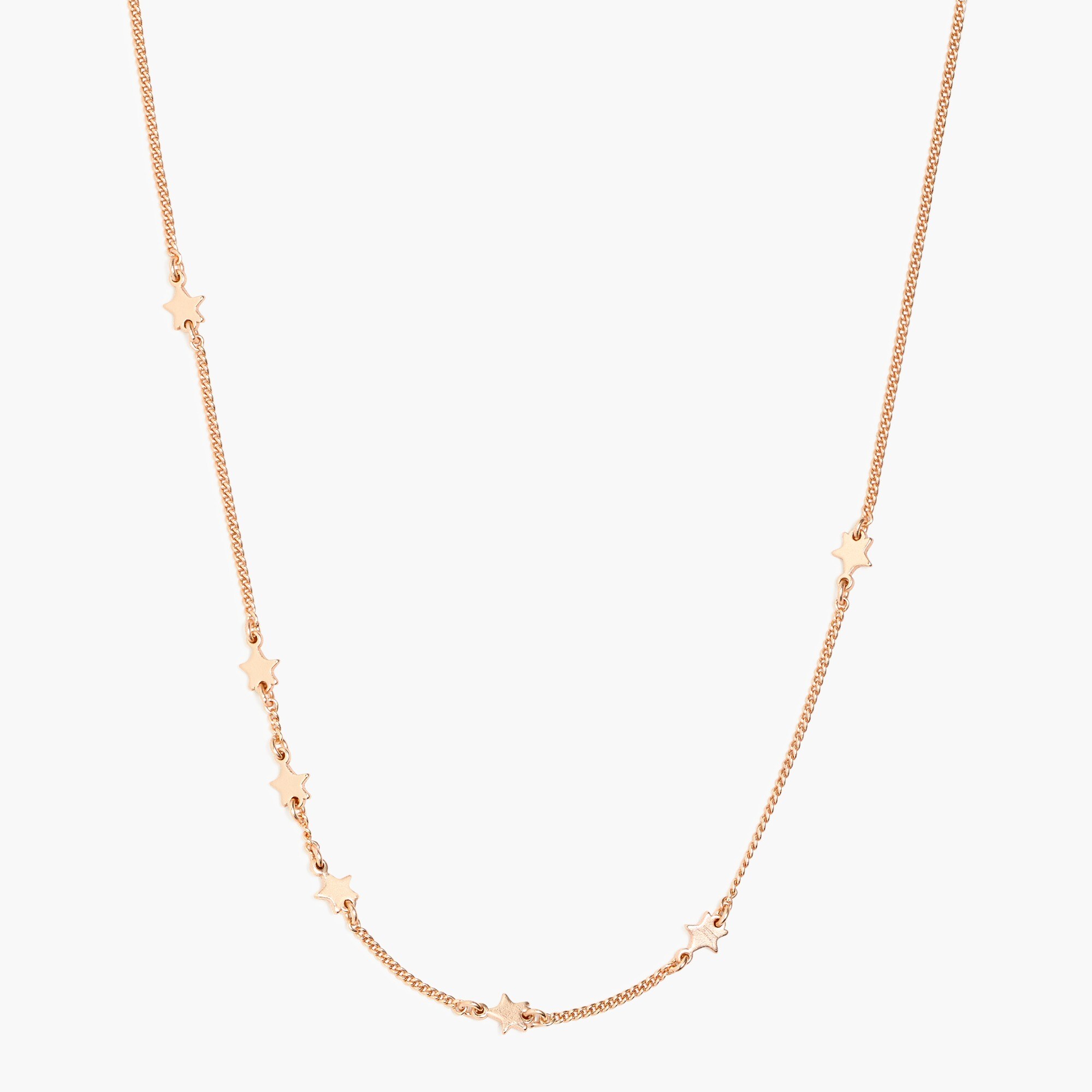 Floating stars choker necklace