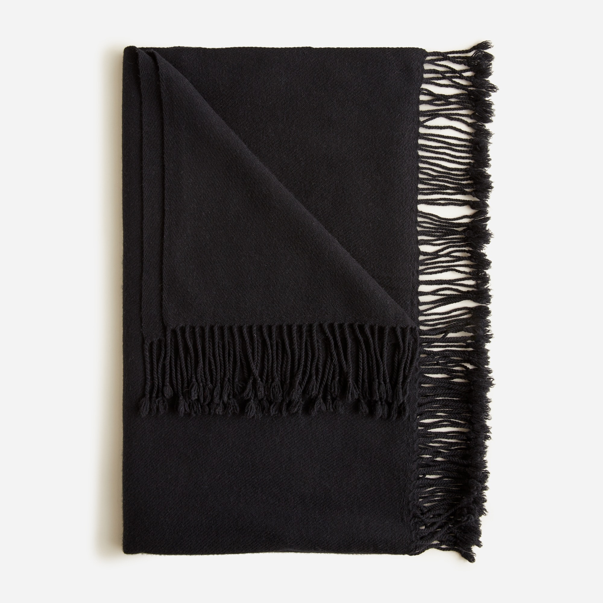 homes J.Crew Home solid cashmere throw