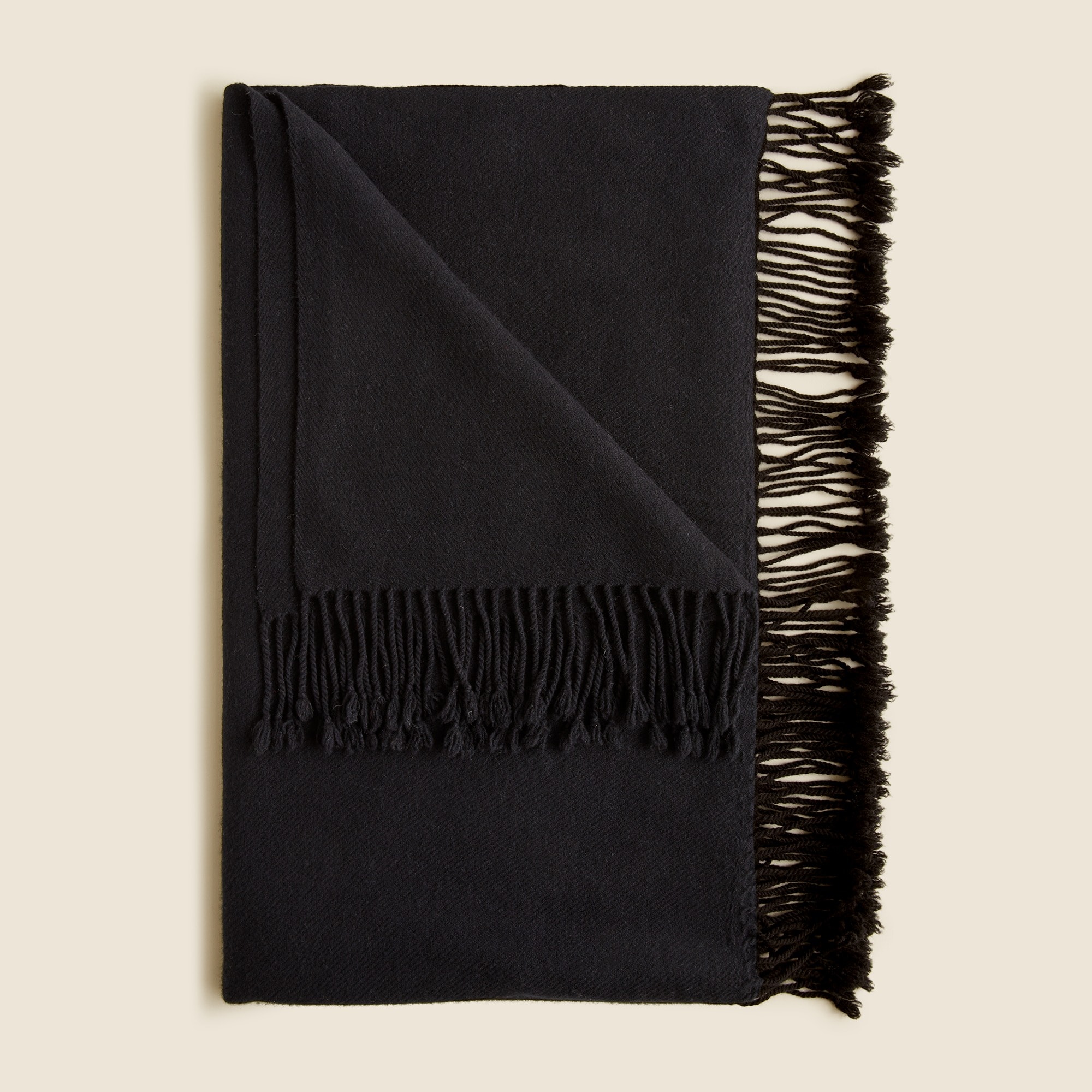 homes J.Crew Home solid cashmere throw