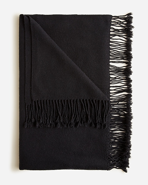 womens J.Crew Home solid cashmere throw