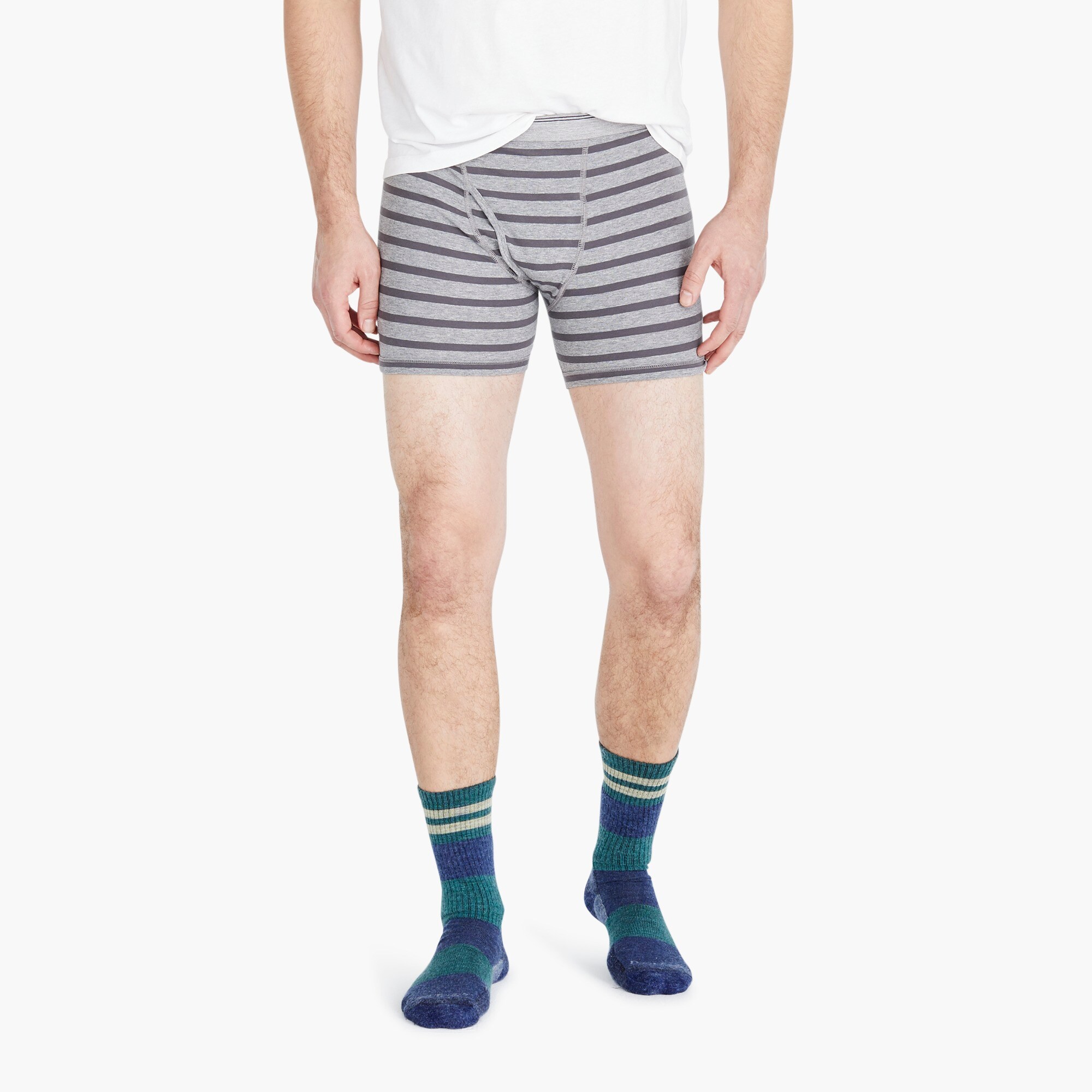 mens Stretch boxer briefs in stripe