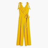 Collection wide-leg jumpsuit in satin-crepe