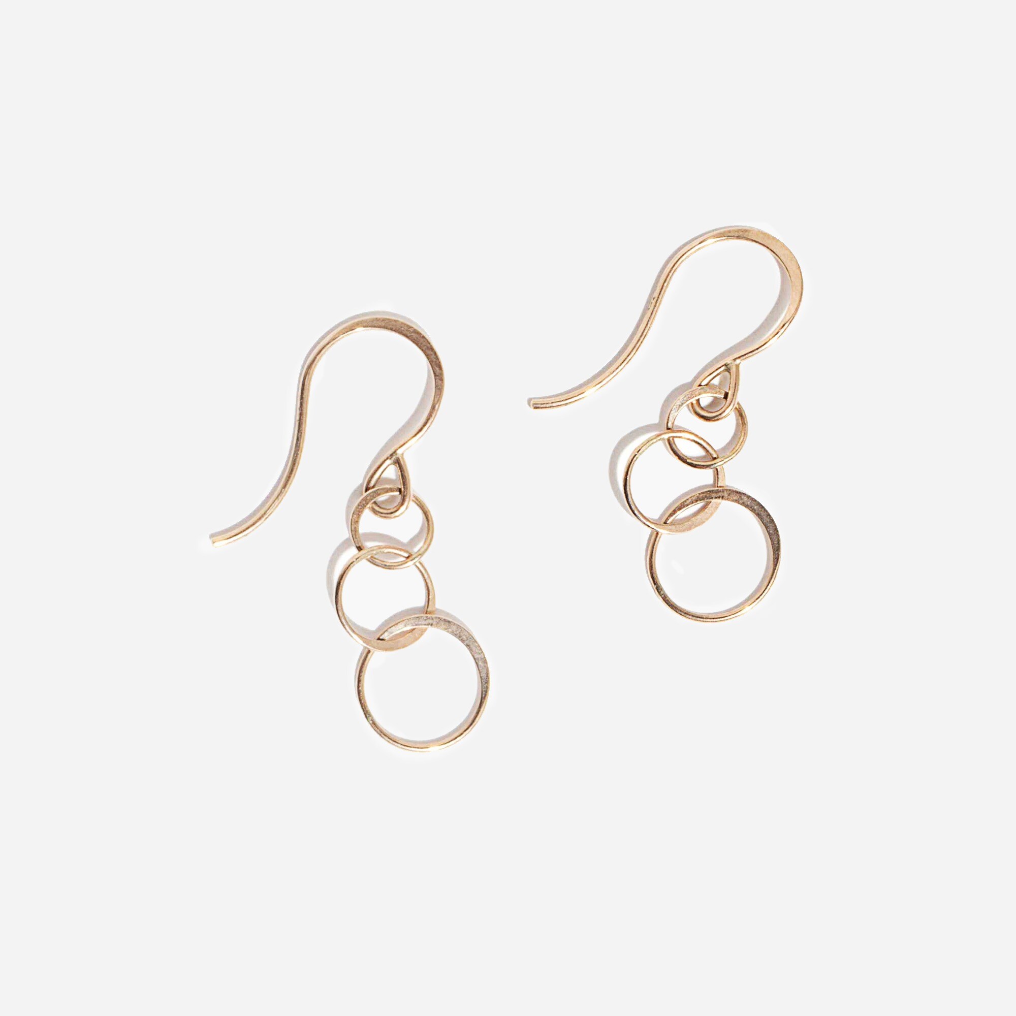 womens Melissa Joy Manning® chainlink drop earrings