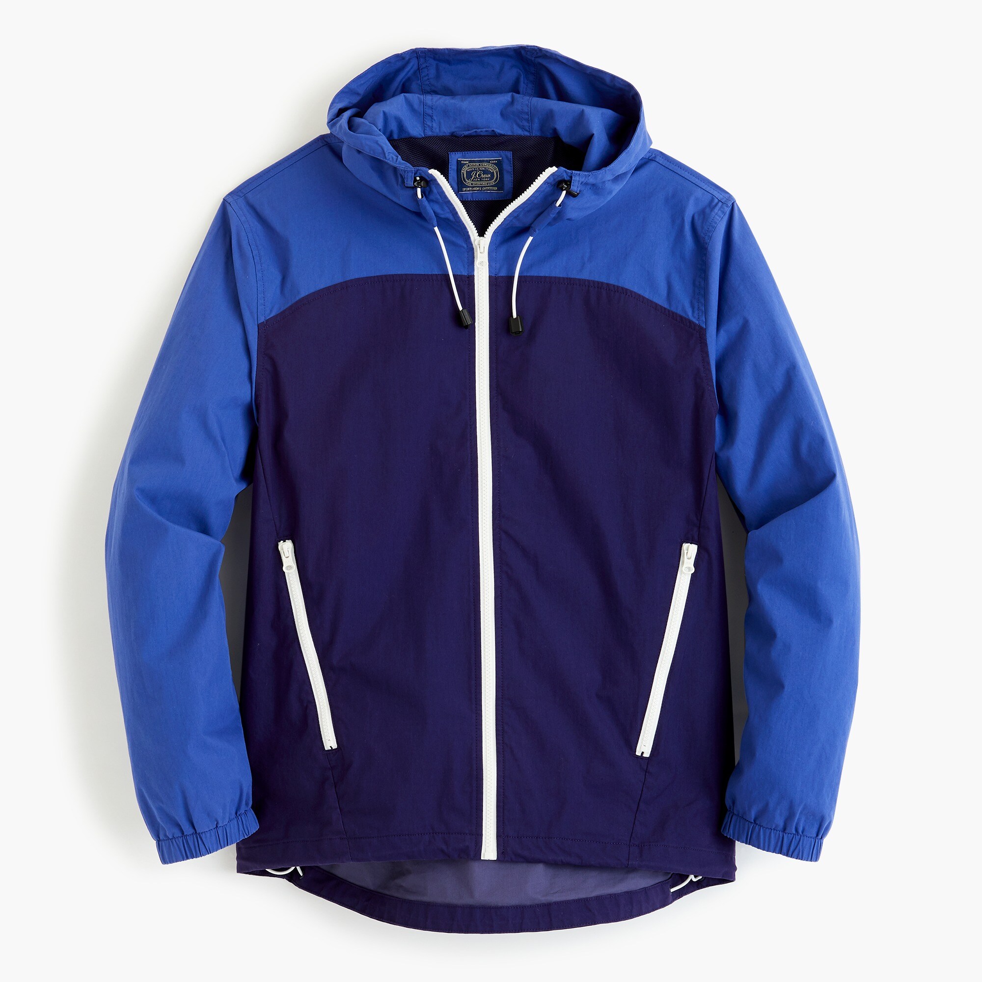 J.Crew Tonal Colorblock Hoodie In Cottonnylon For Men