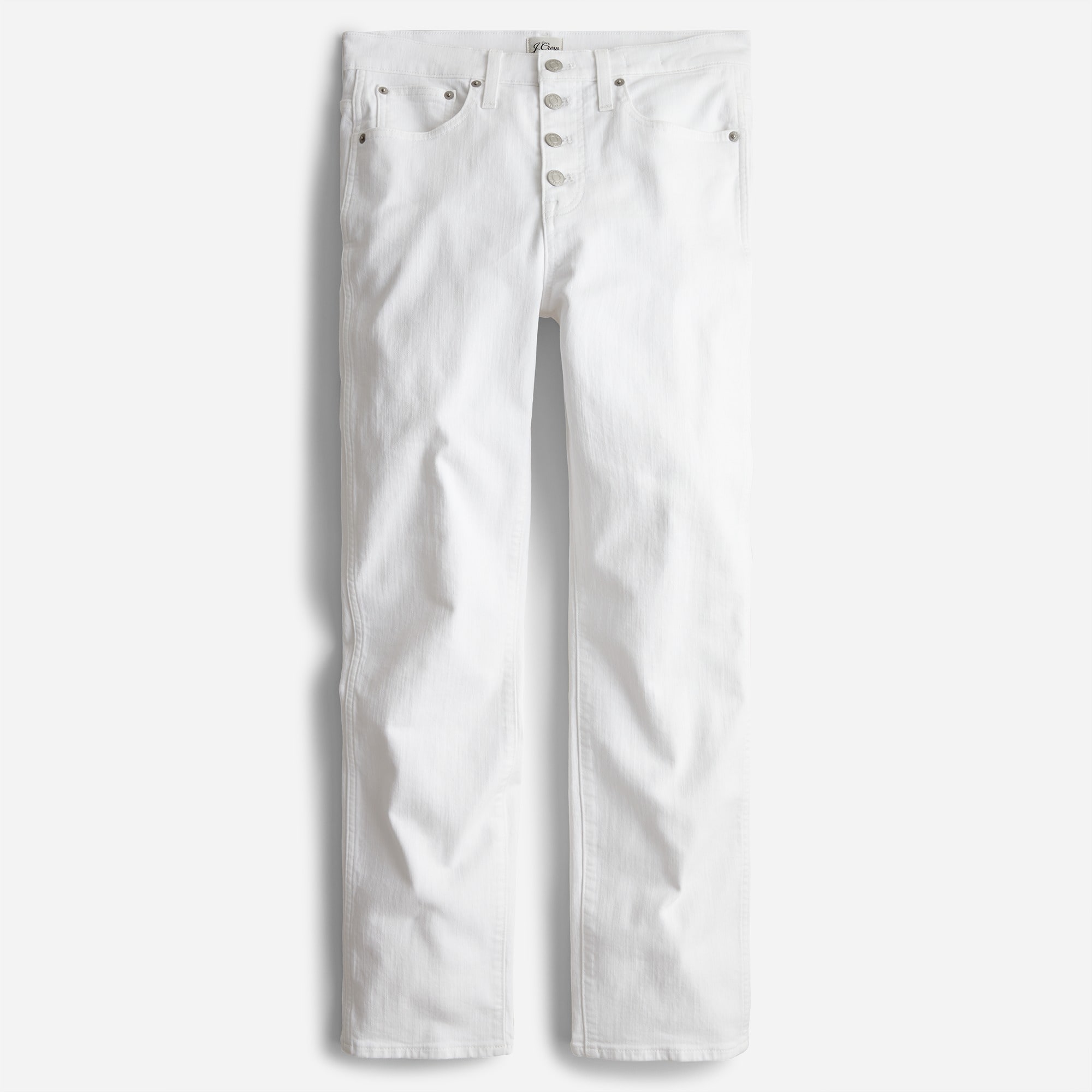 white denim pants