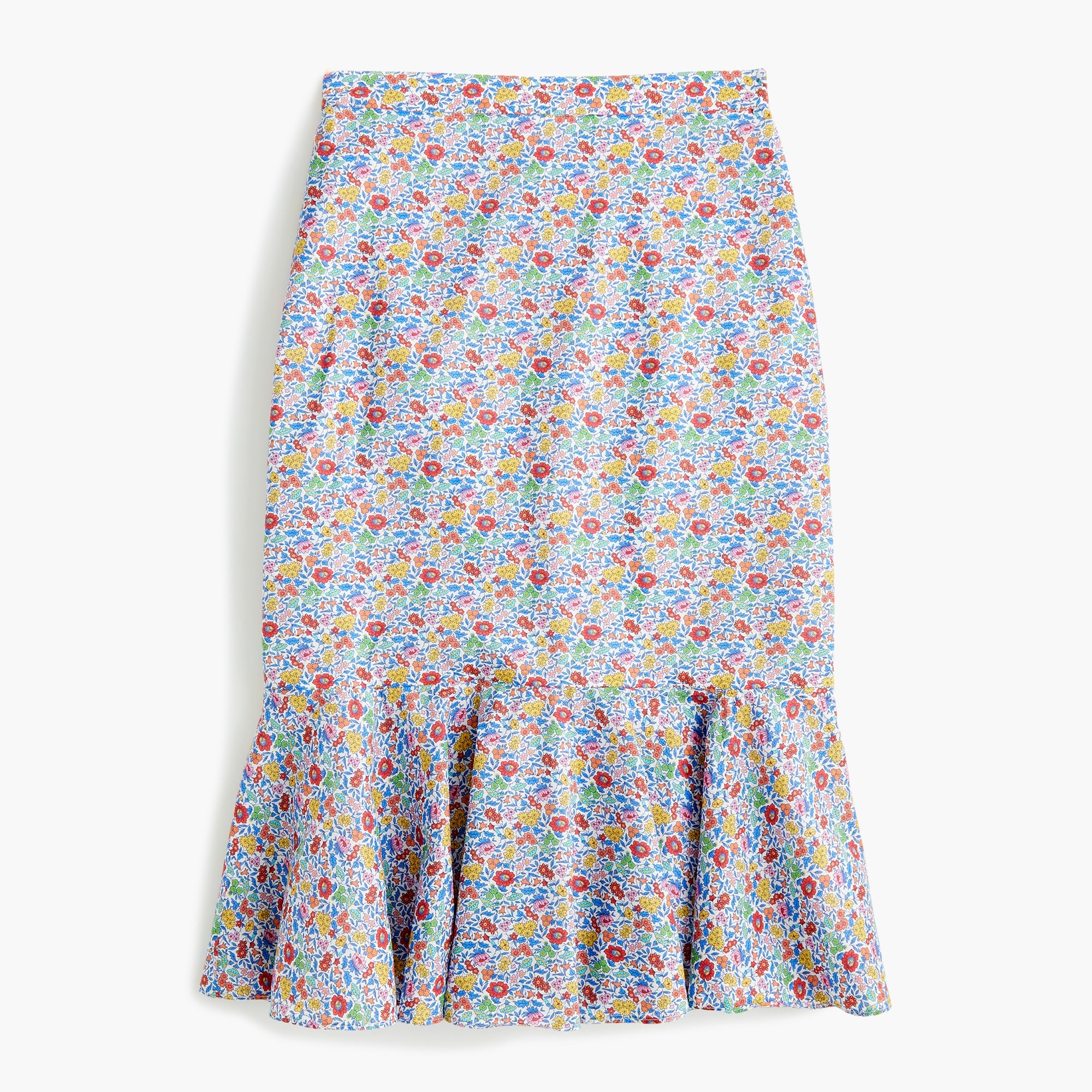 Petite trumpet skirt in Liberty