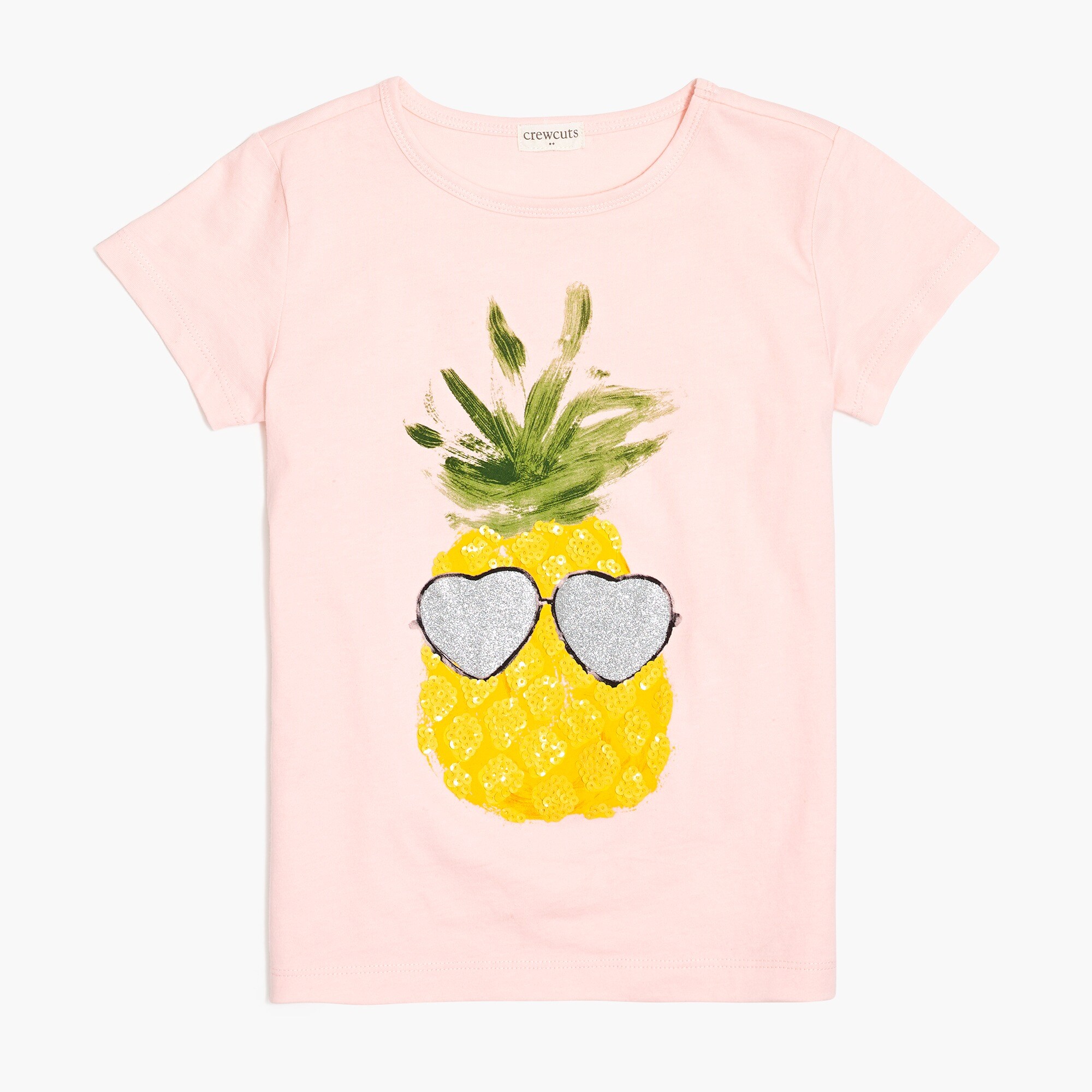 Girls' pineapple graphic tee