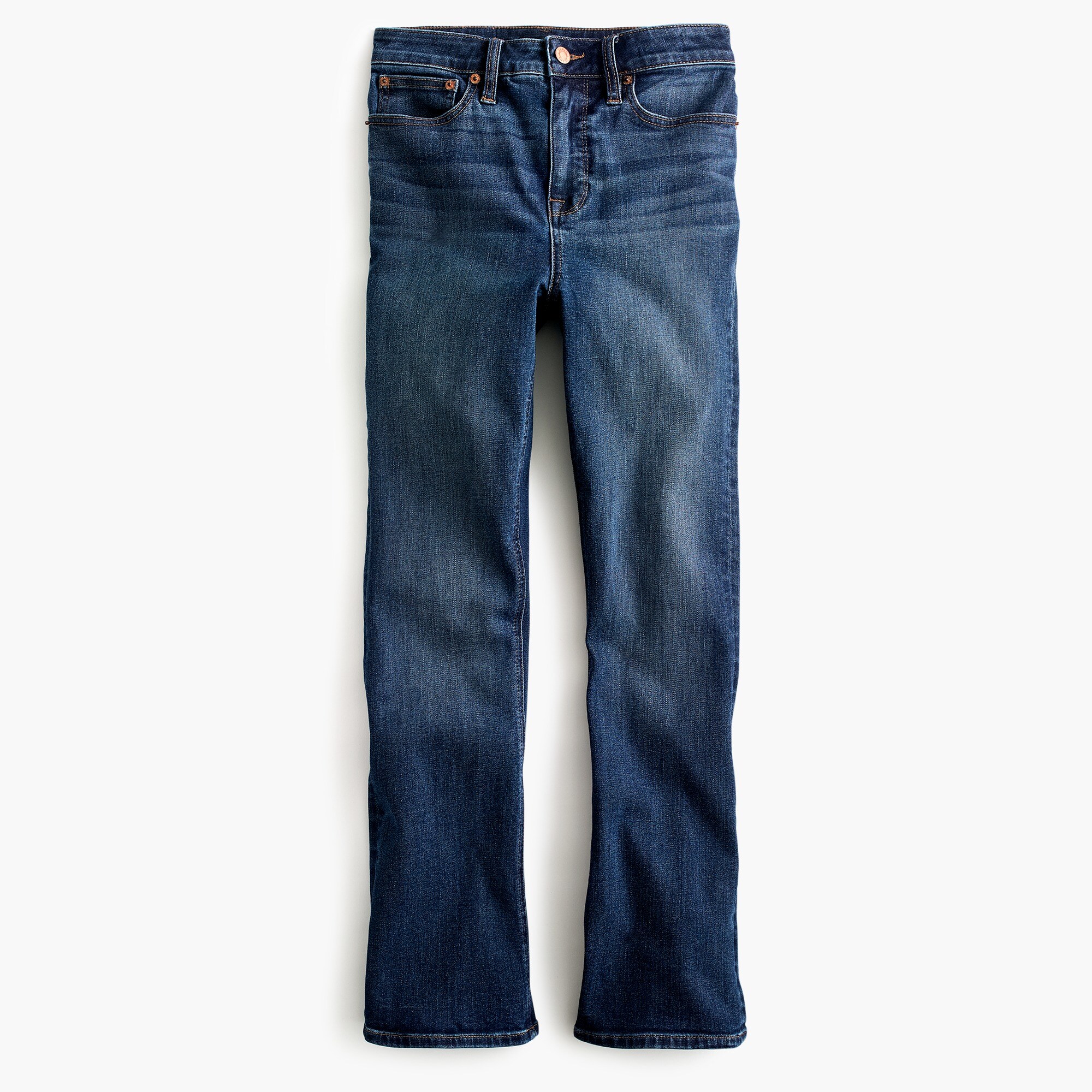 Curvy demi-boot crop jean in vista wash