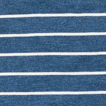 Cotton-linen crewneck sweater in stripe OATMEAL MARINE SALT STR cotton-linen crewneck sweater in stripe for men