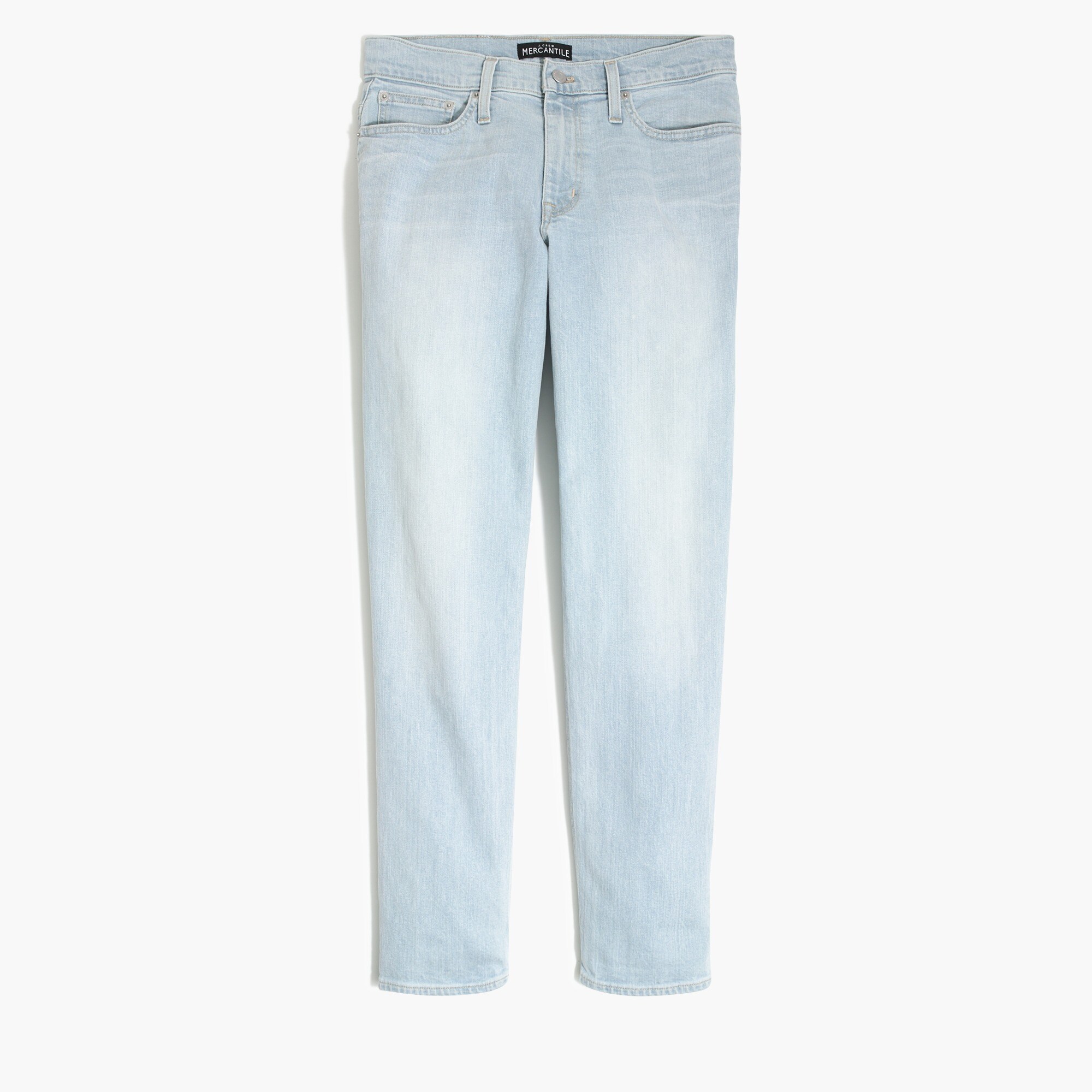 Slouchy boyfriend jean in bleach wash