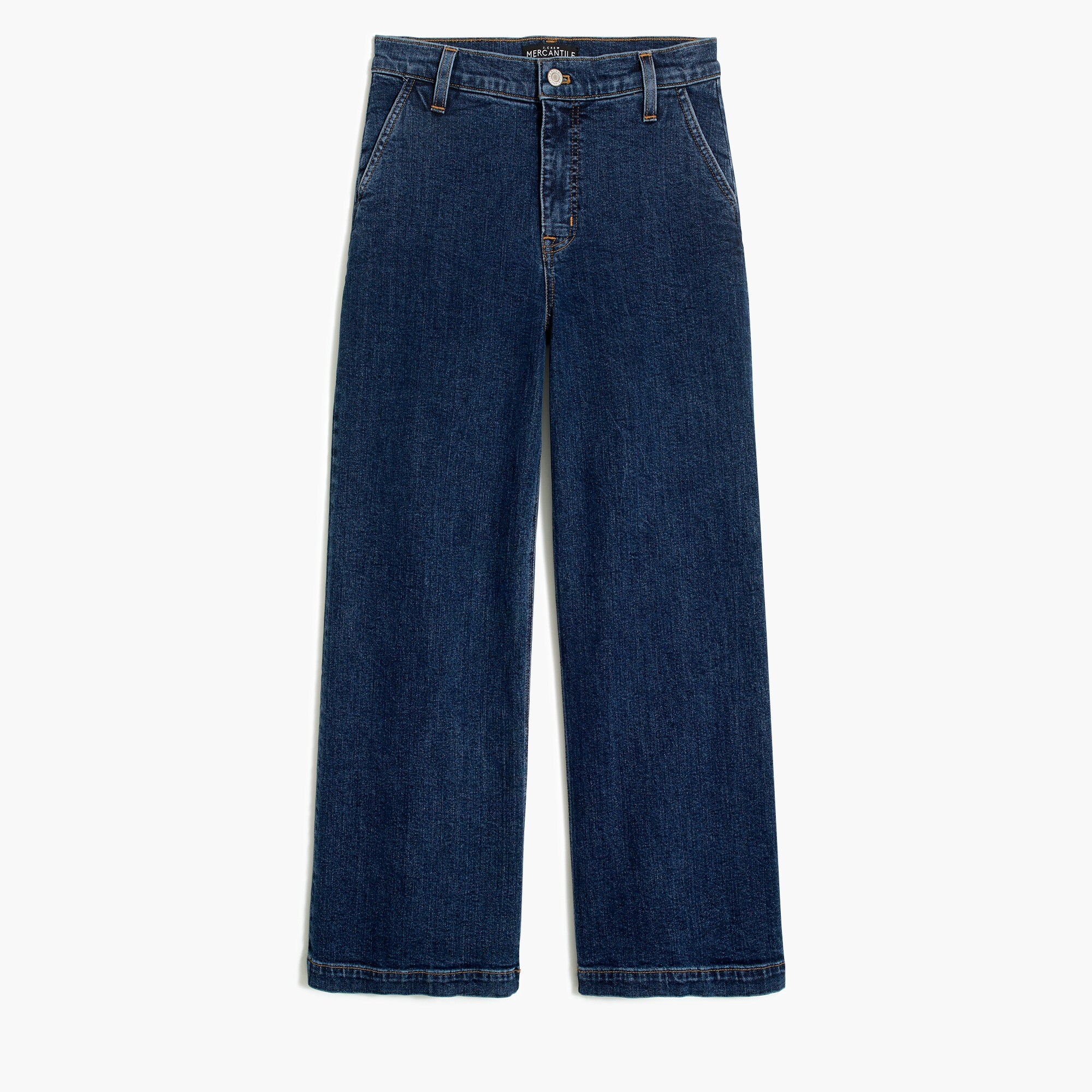 10" highest-rise wide-leg jean in medium dark wash