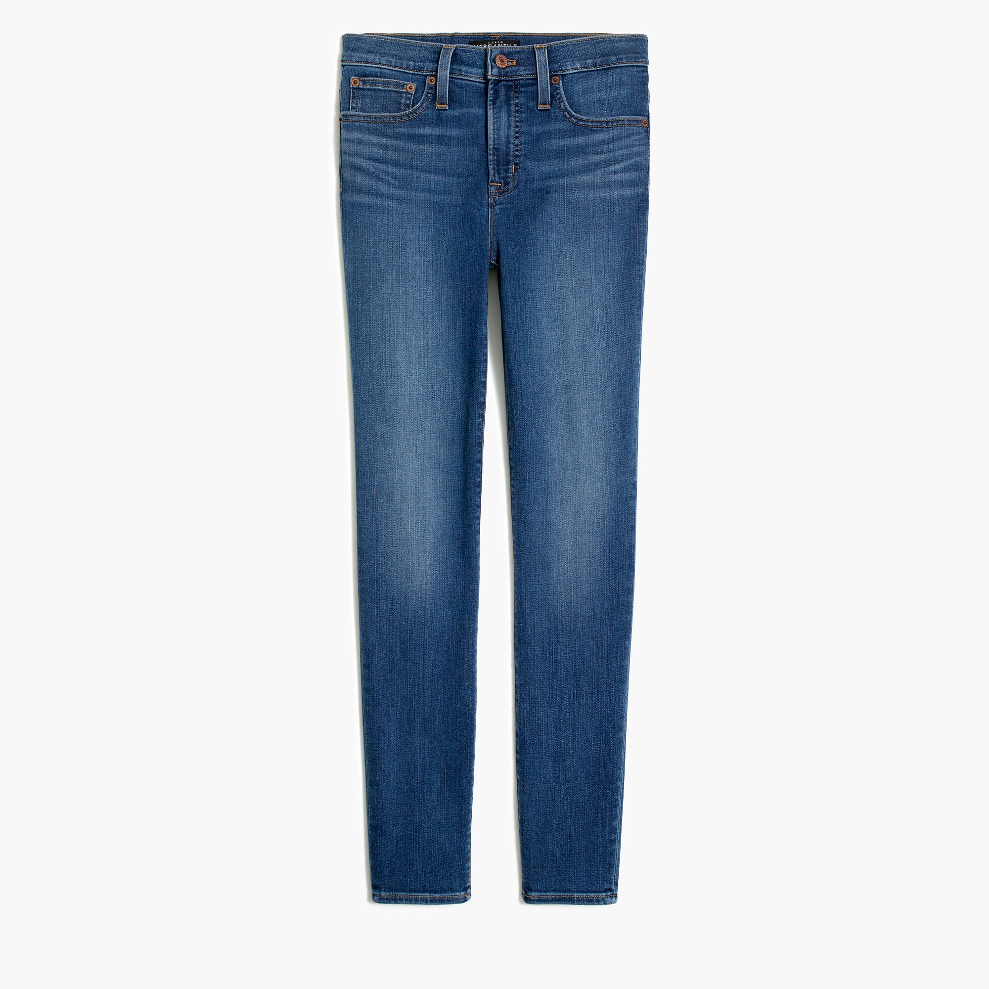 9" high-rise skinny jean in medium wash