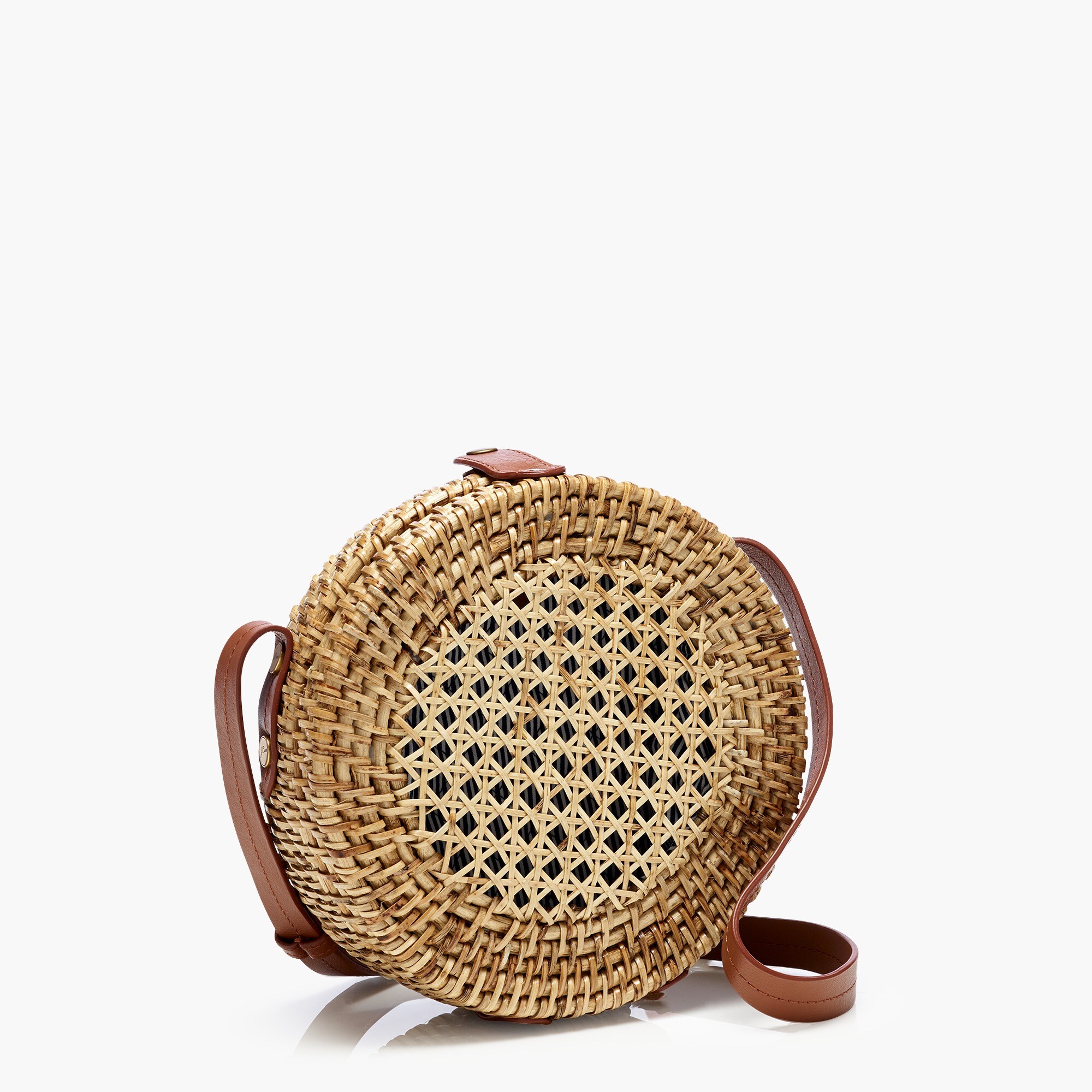 Straw Circle Bag, J. Crew