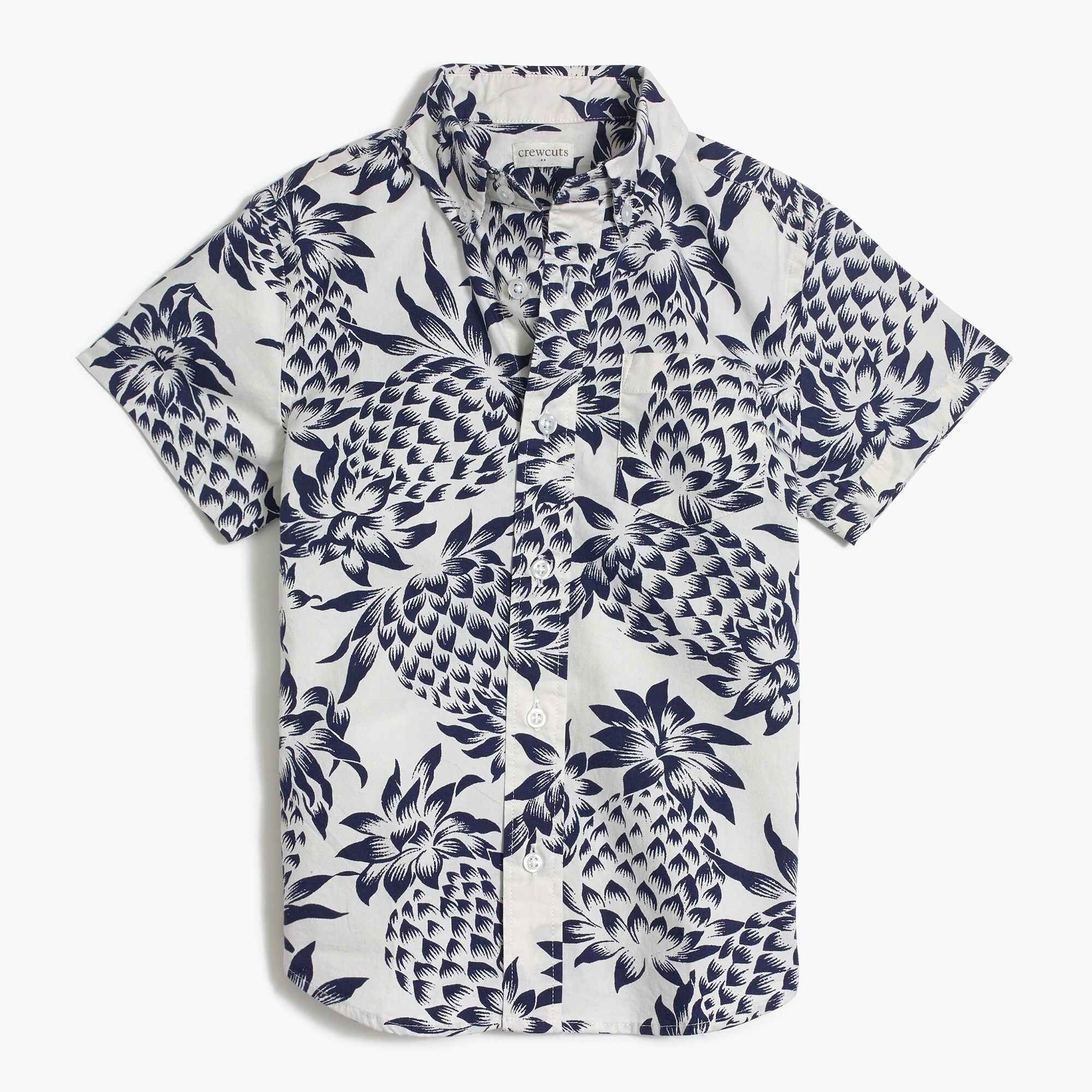 Boys' short-sleeve shirt in print