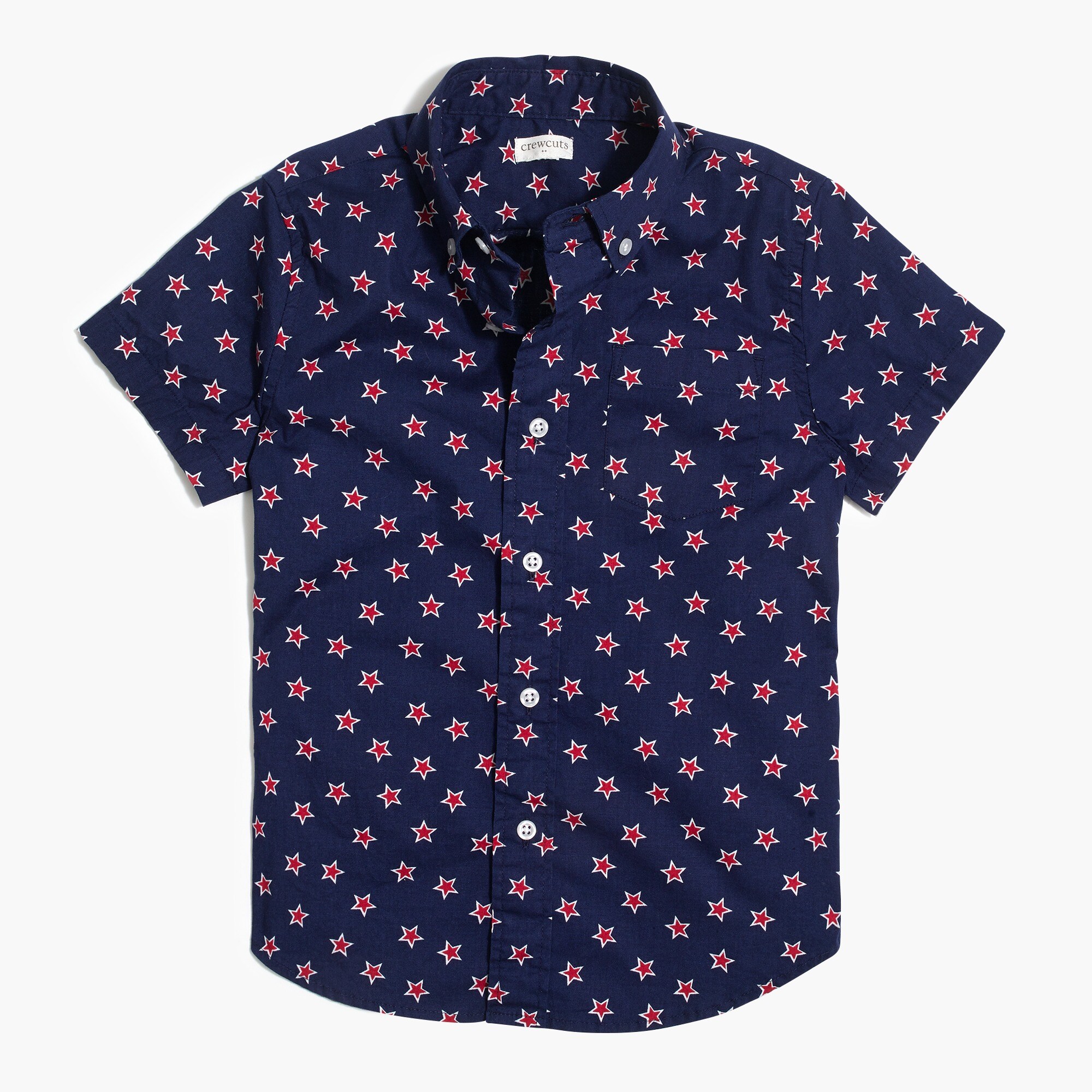 Boys' short-sleeve shirt in print