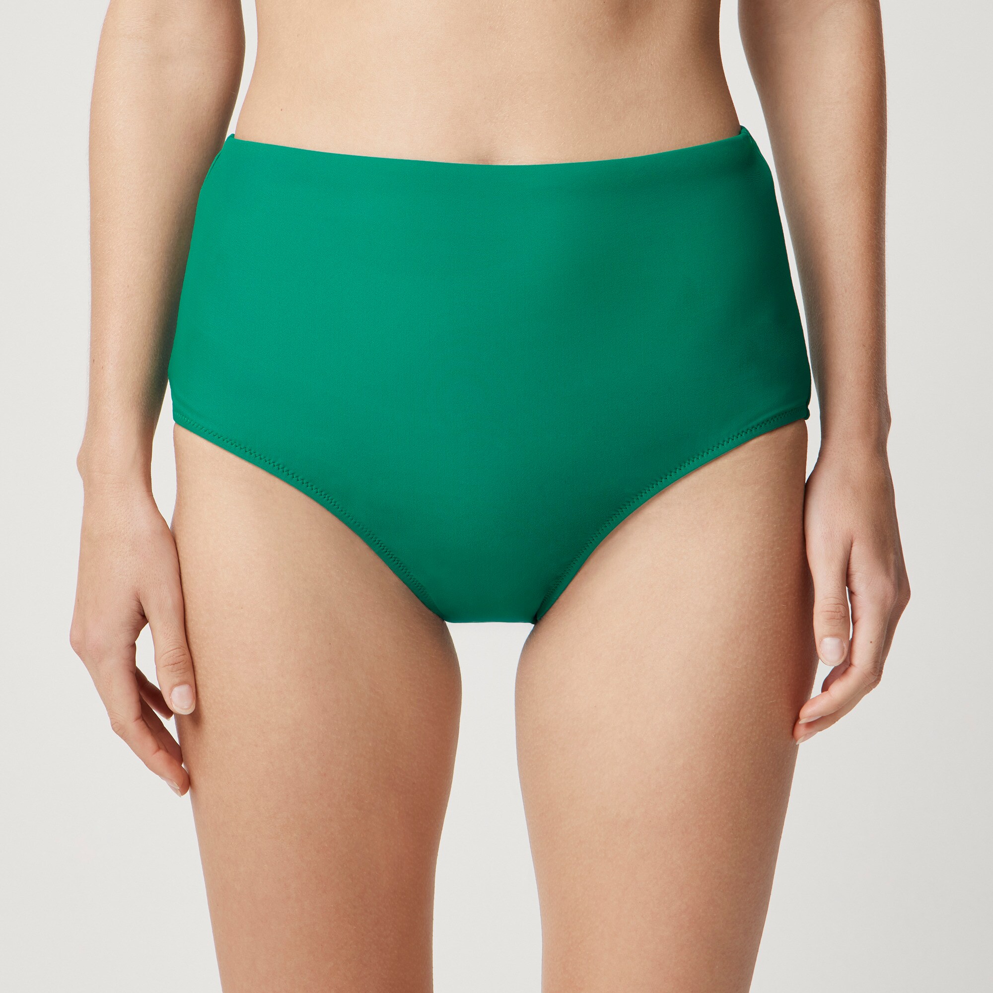 High-waisted bikini bottom