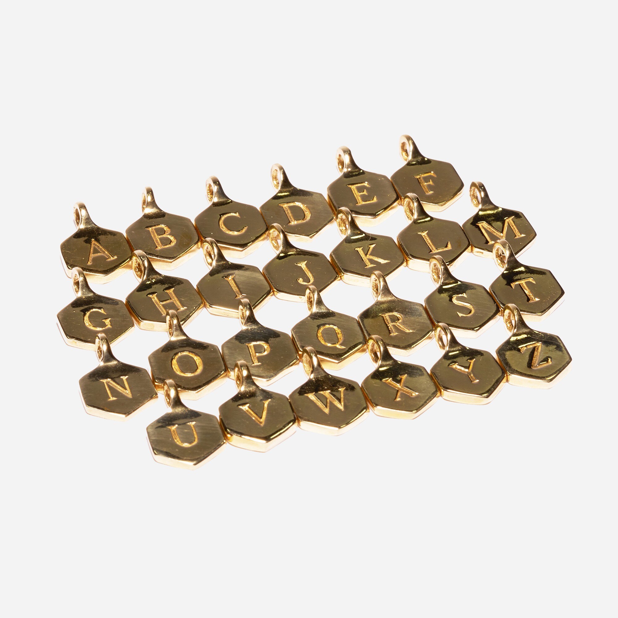 Odette New York® Hex monogram necklace