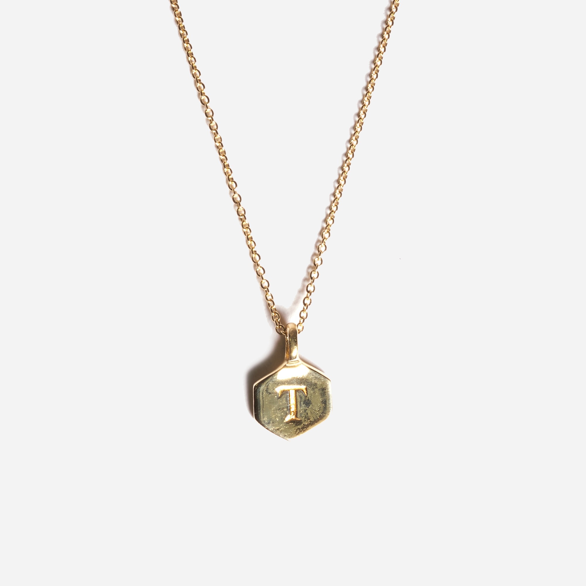 Odette New York Hex monogram necklace 120$