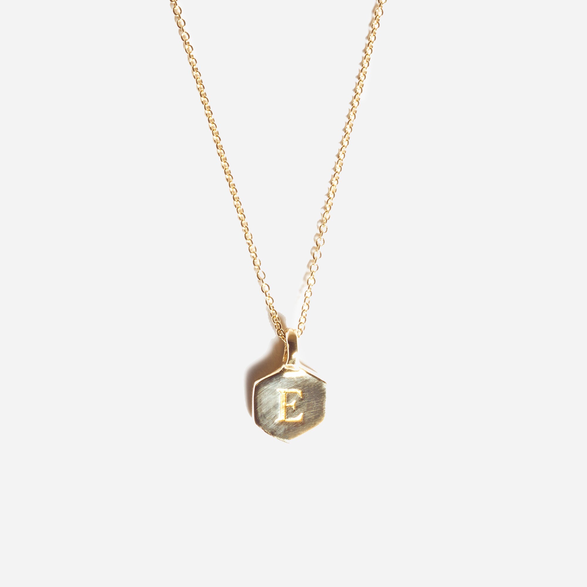Odette New York® Hex monogram necklace