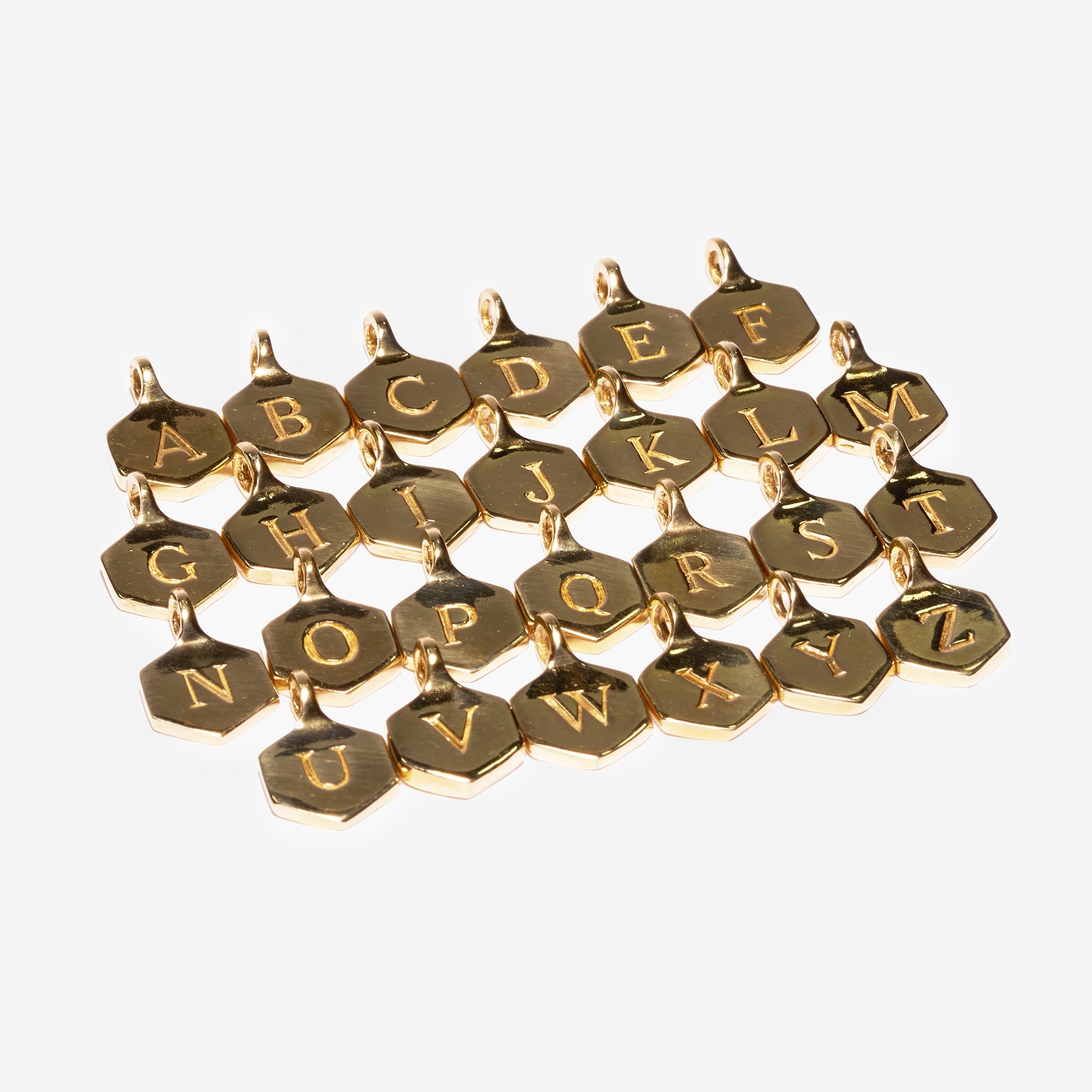 Odette New York® Hex monogram necklace