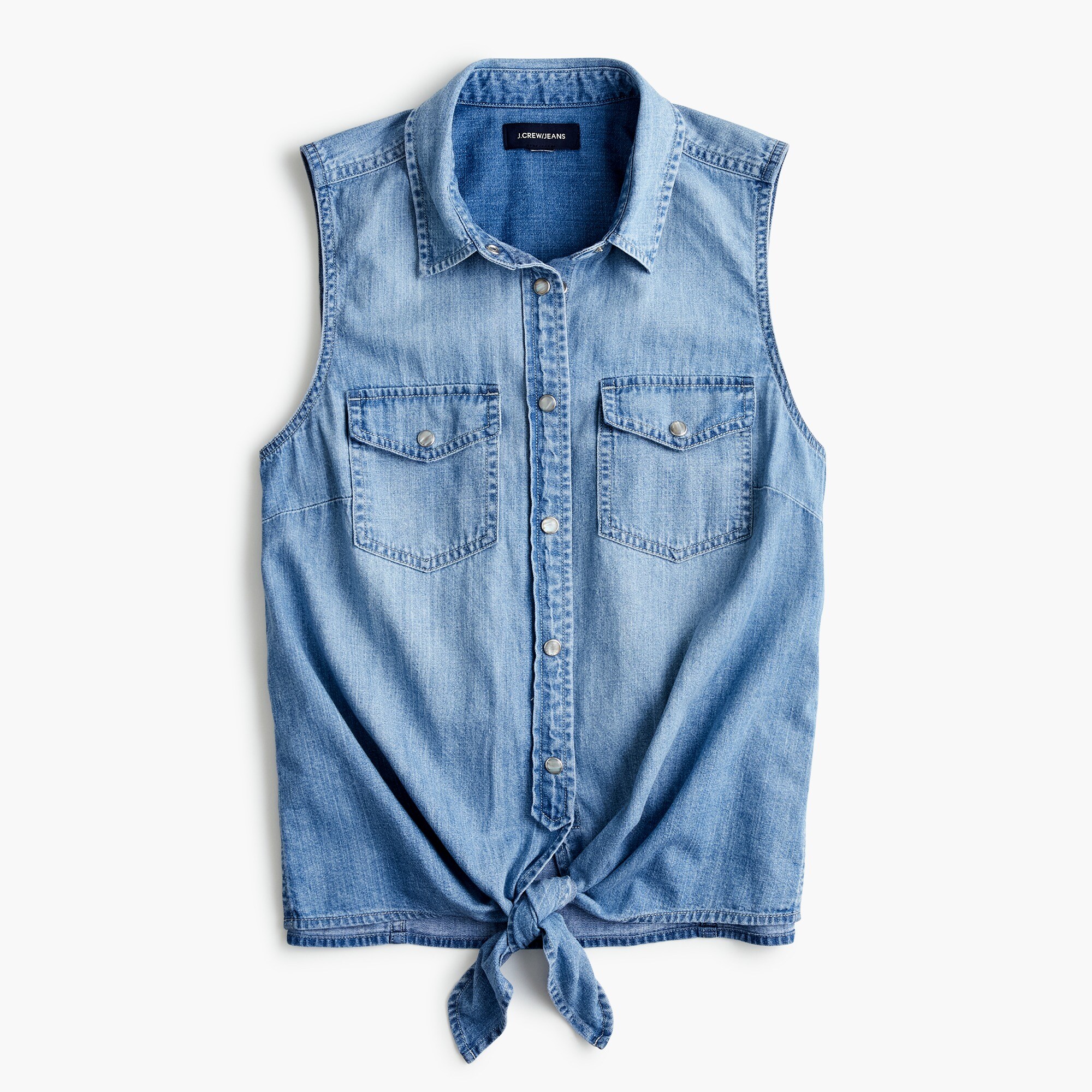 j crew western shirt