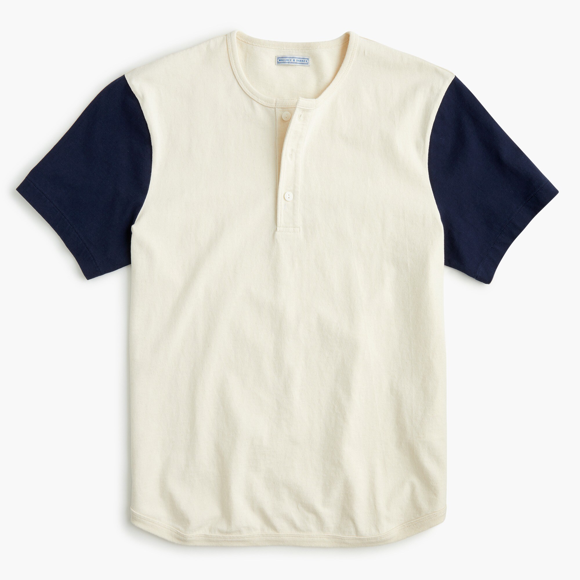 Wallace & Barnes short-sleeve baseball henley