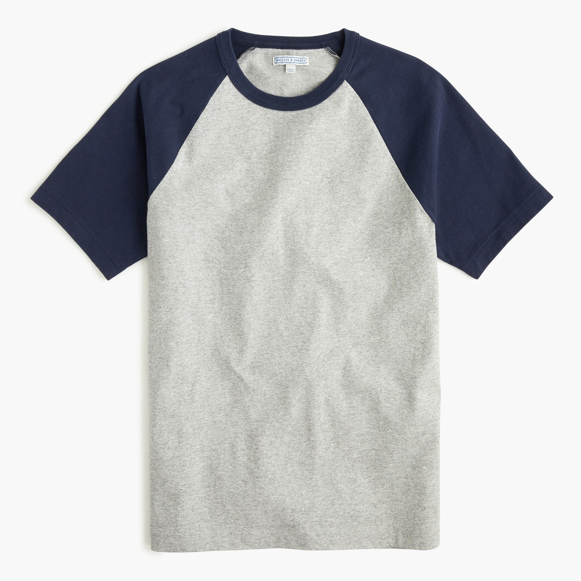 Wallace & Barnes short-sleeve baseball crewneck T-shirt