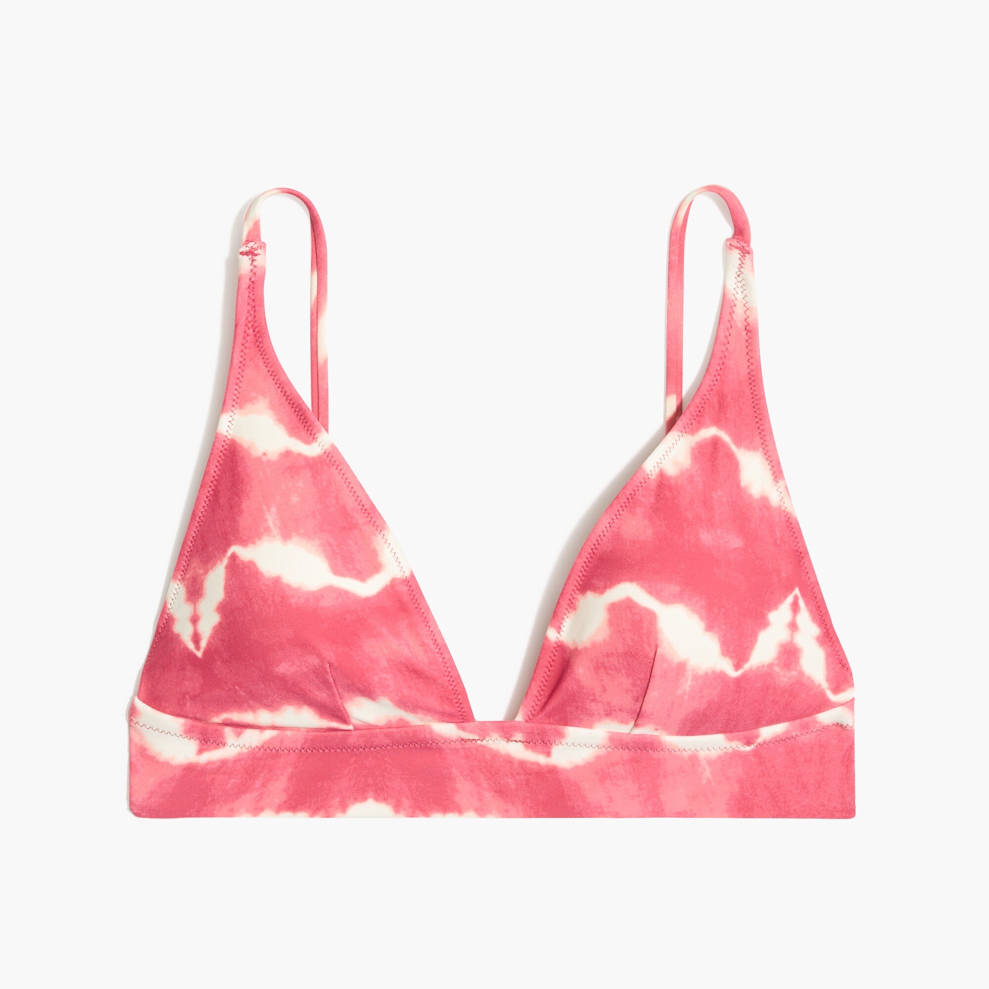 Printed french bikini top
