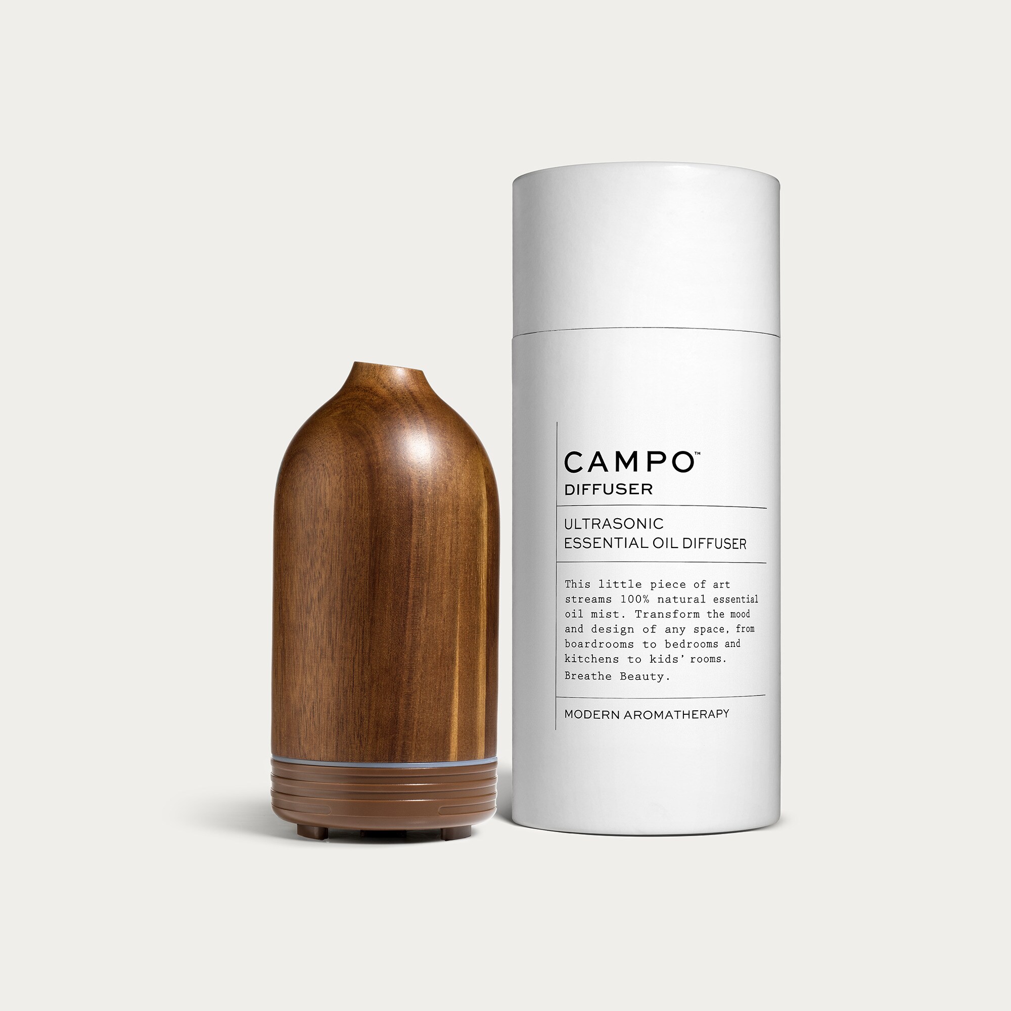 homes CAMPO® woody ultrasonic essential oil diffuser